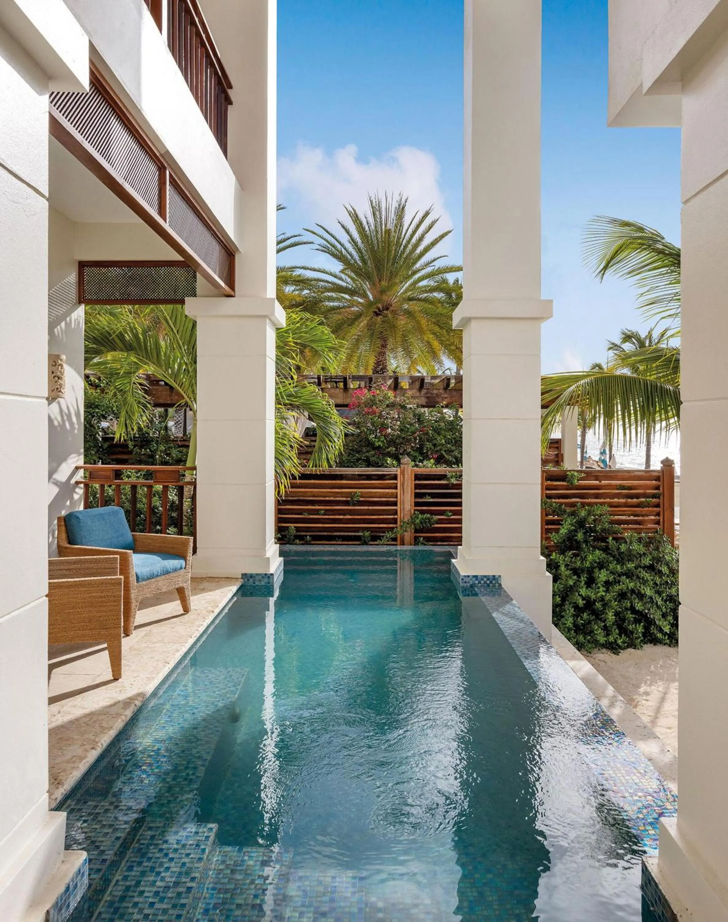 Pool view in Zemi Beach House, LXR Hotels & Resorts