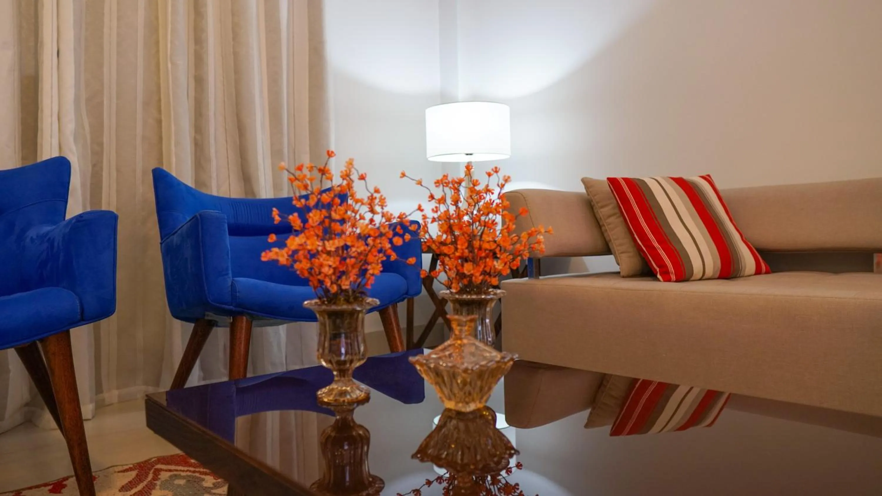 Seating area in Oiti Hotel - Gurupi