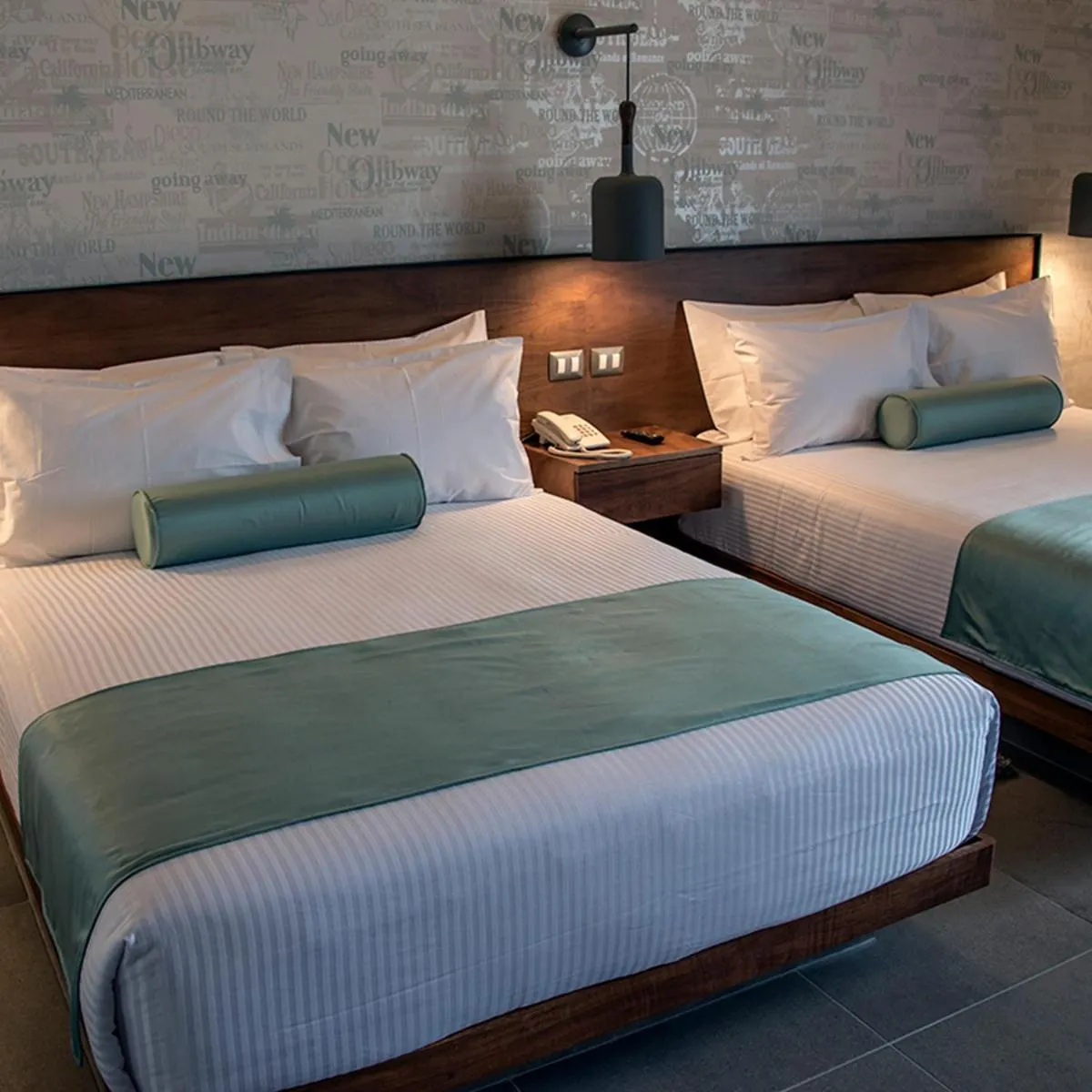 Bed in Hotel Y Parque Acuático La Caldera