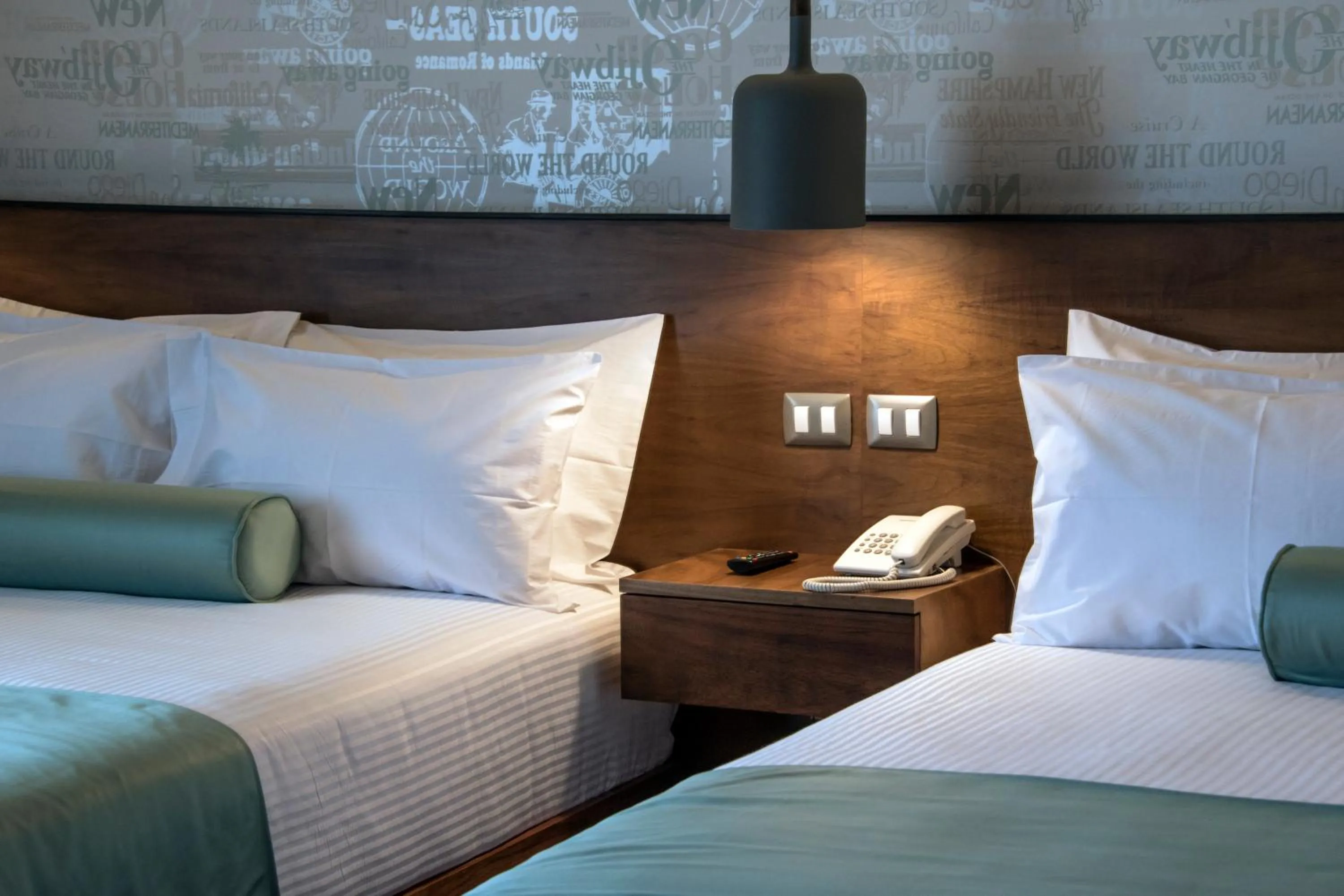 Bed in Hotel Y Parque Acuático La Caldera