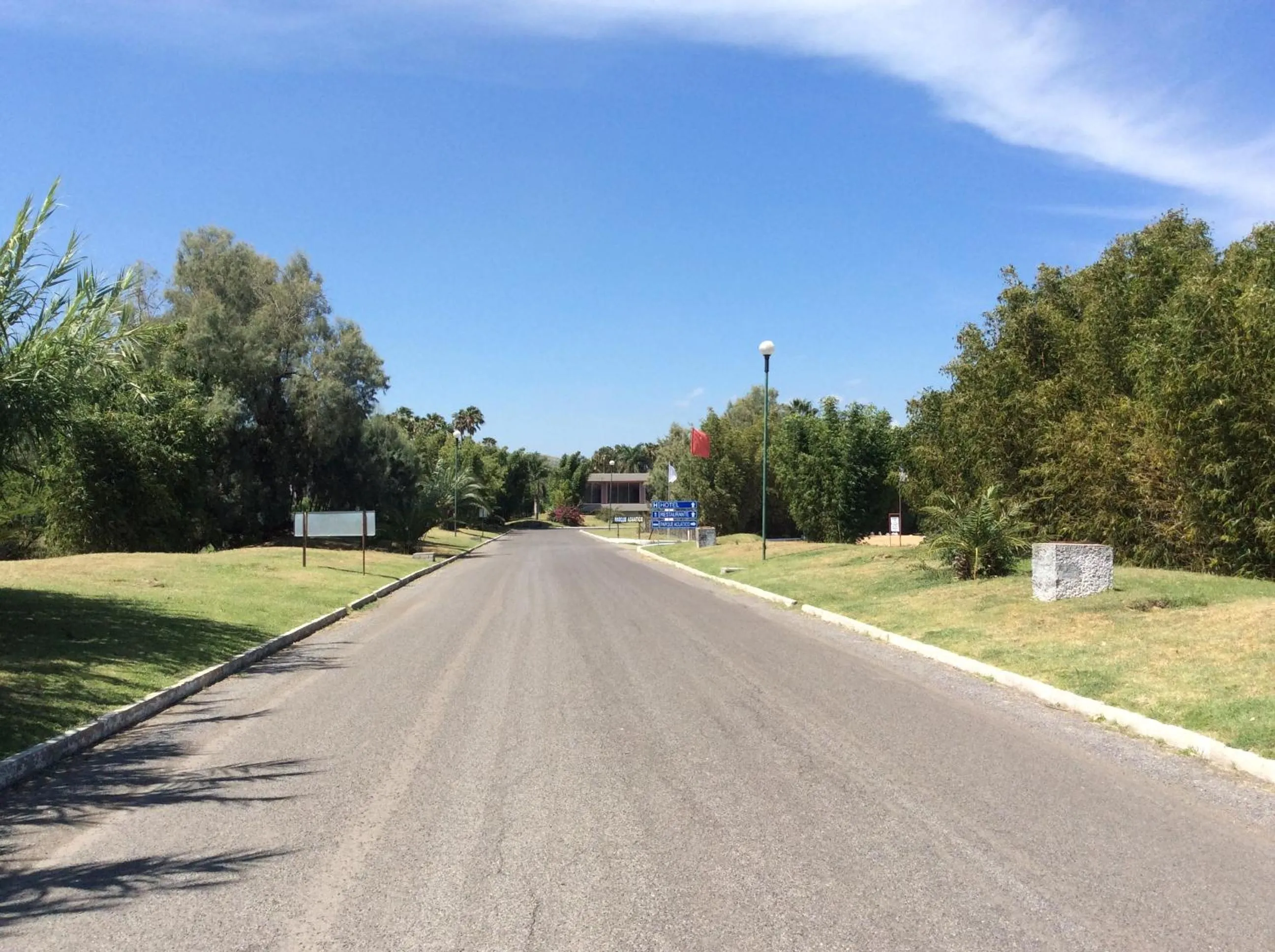 Garden in Hotel Y Parque Acuático La Caldera
