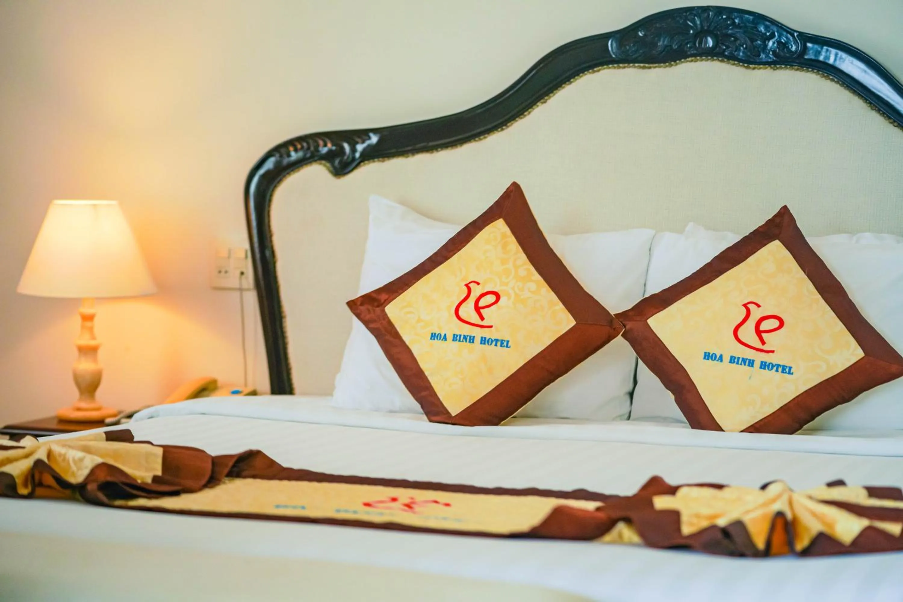 Bed in Hoa Binh 1 Hotel