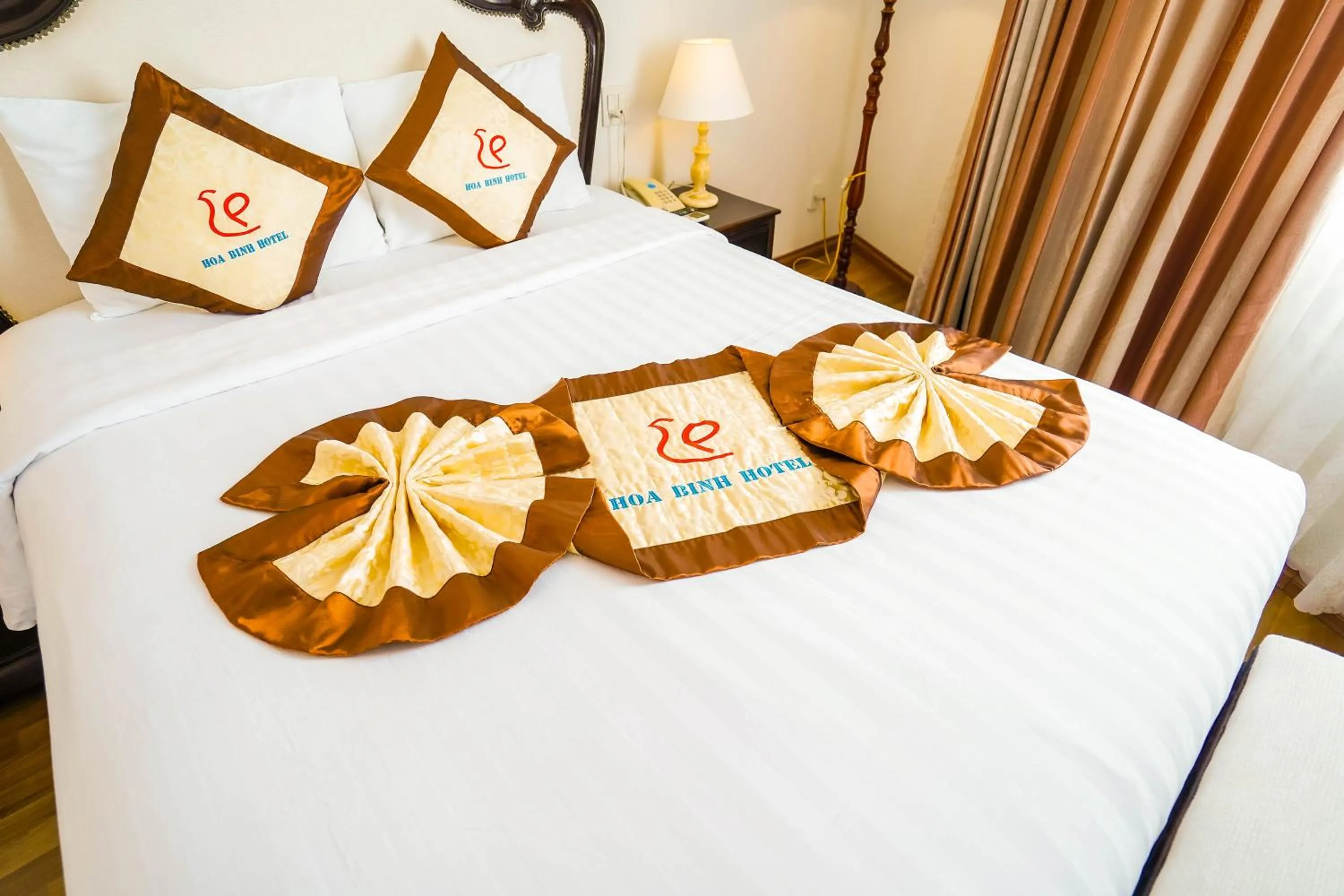 Bed in Hoa Binh 1 Hotel