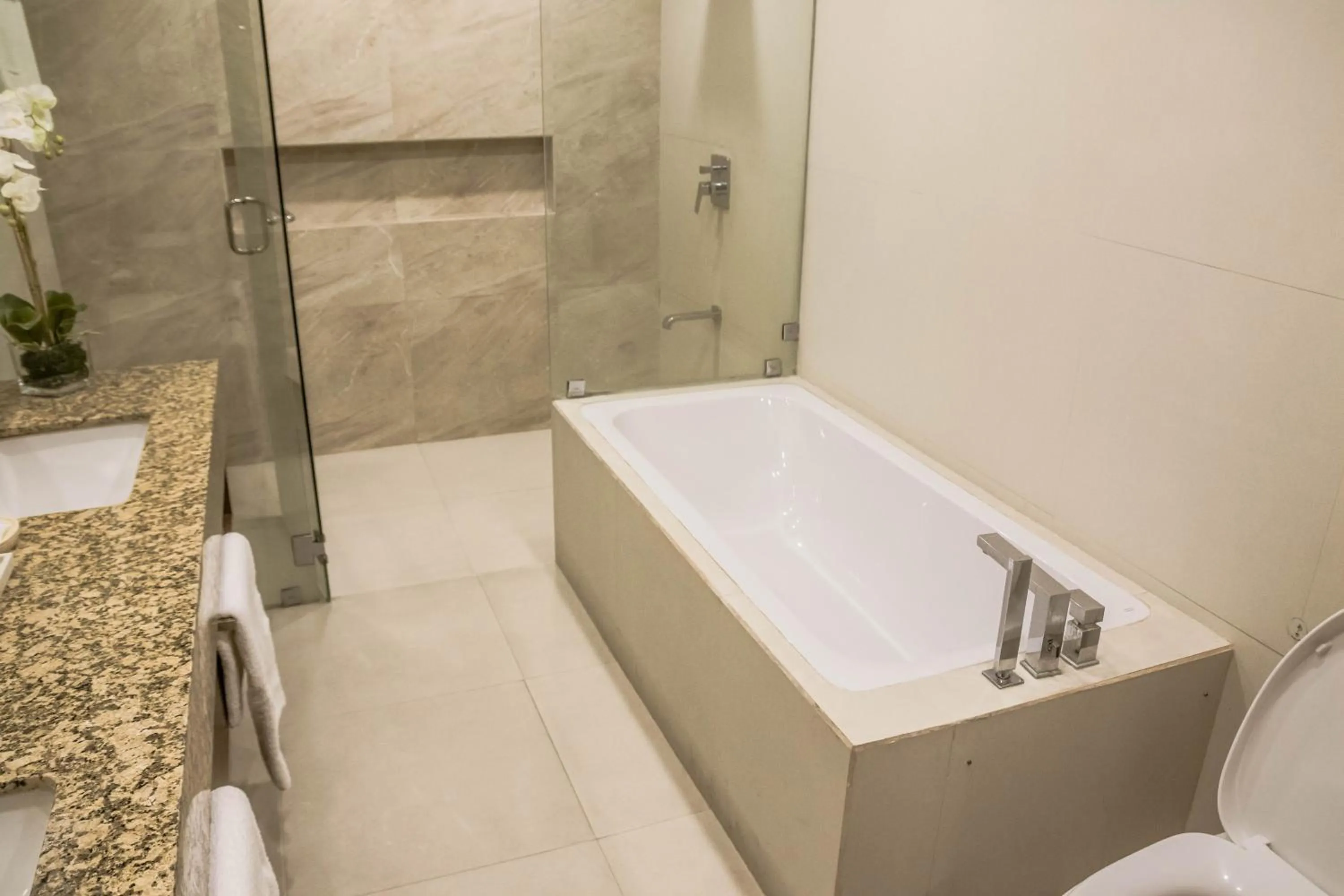 Bathroom in La Fiesta Hotel