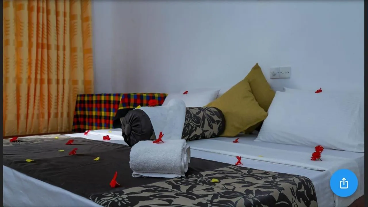 Bed in Hansa Surf Hotel