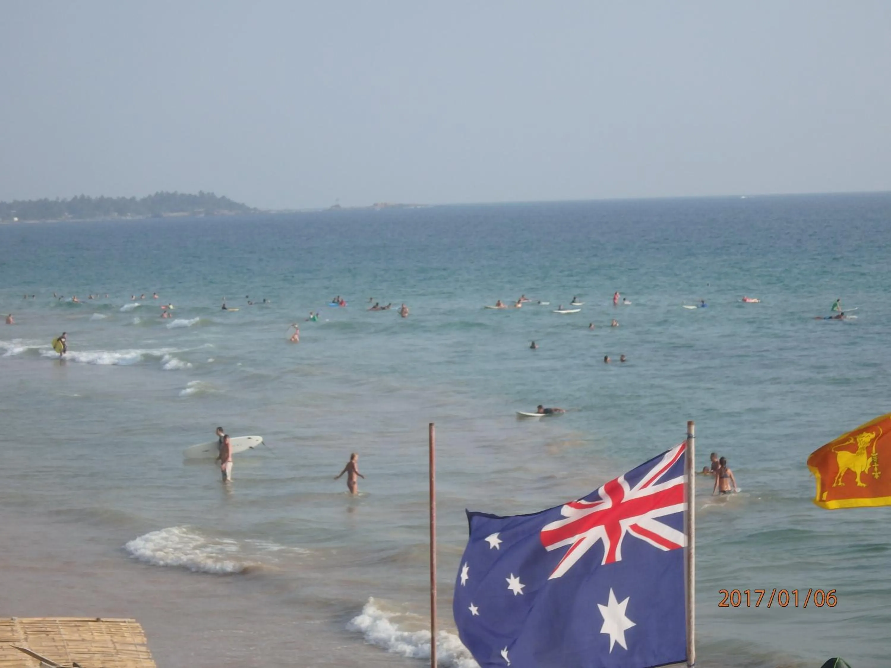 Beach in Hansa Surf Hotel