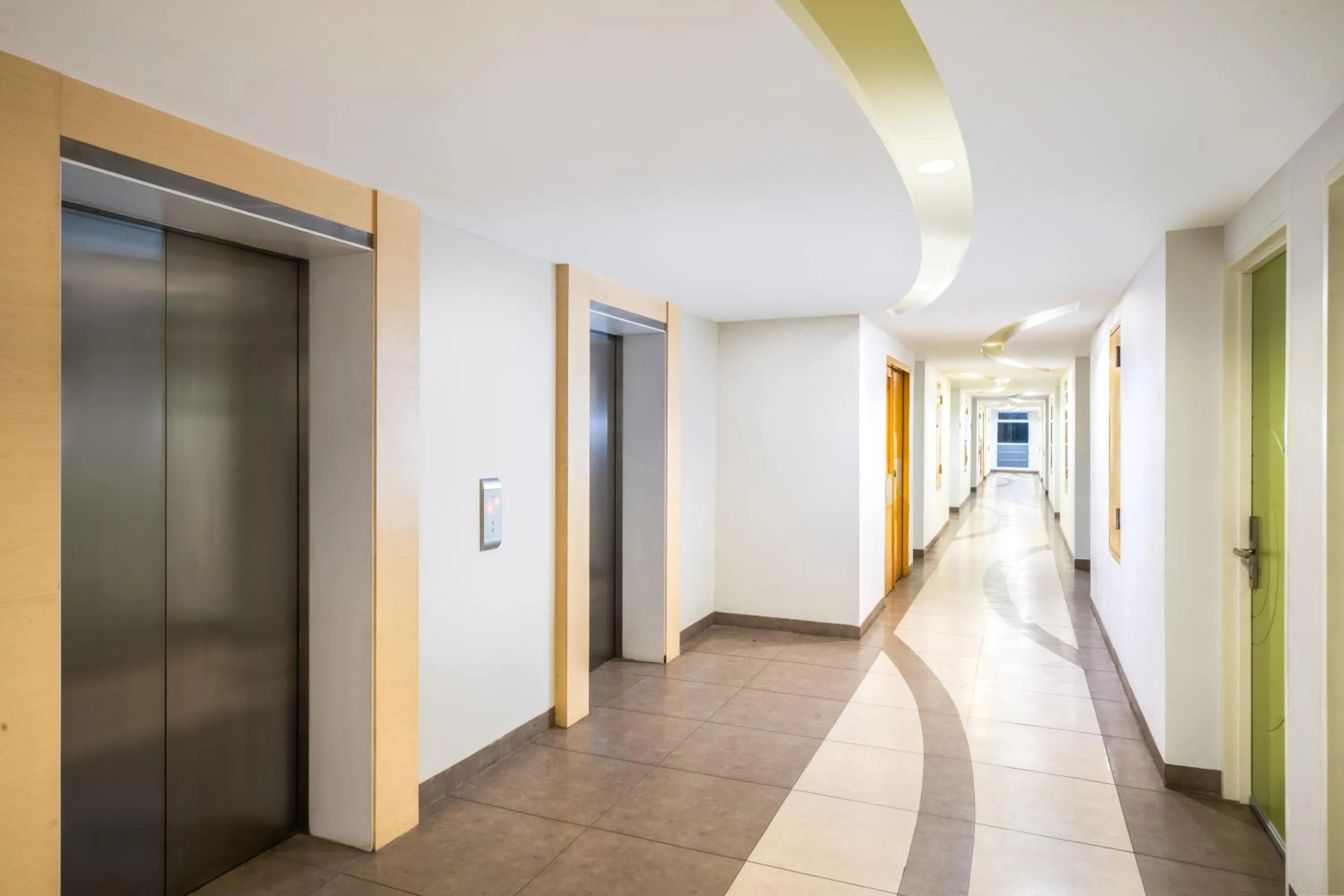 elevator in Zest Harbour Bay Batam by Swiss-Belhotel International