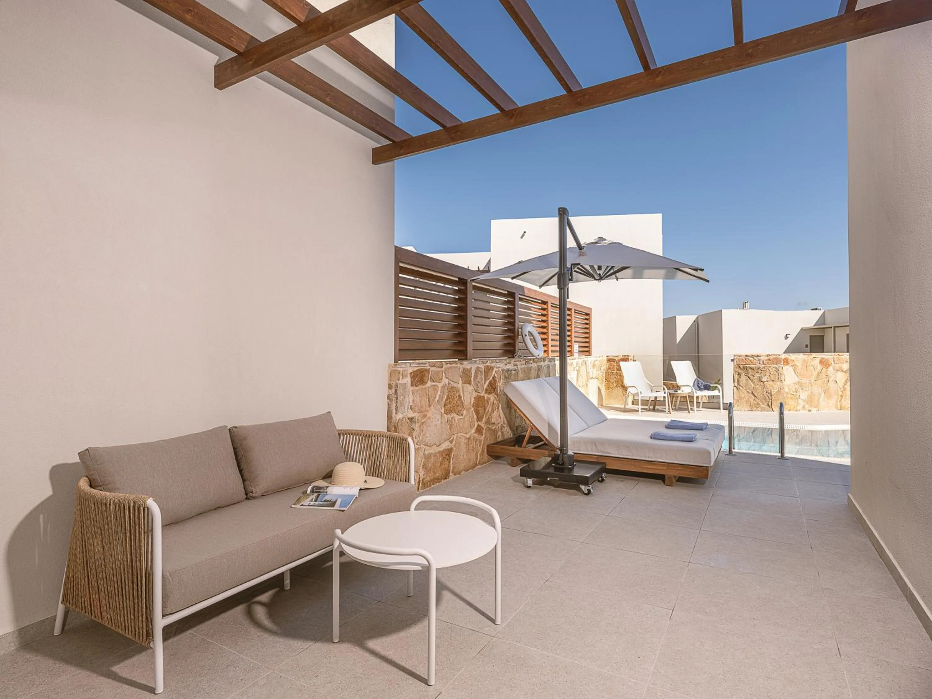 Patio in Sirios Village Hotel & Bungalows - All Inclusive