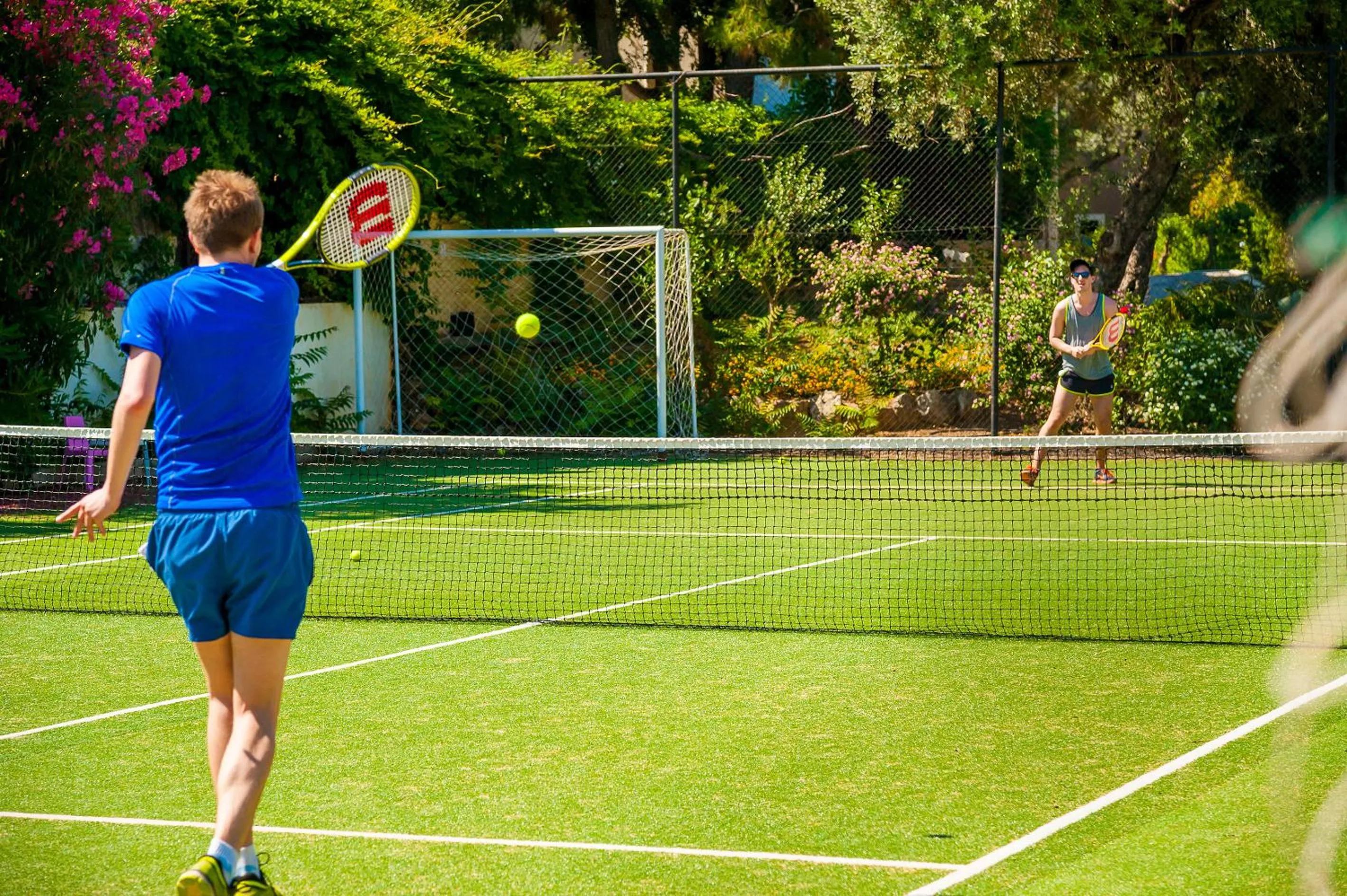 Tennis court in Sirios Village Hotel & Bungalows - All Inclusive