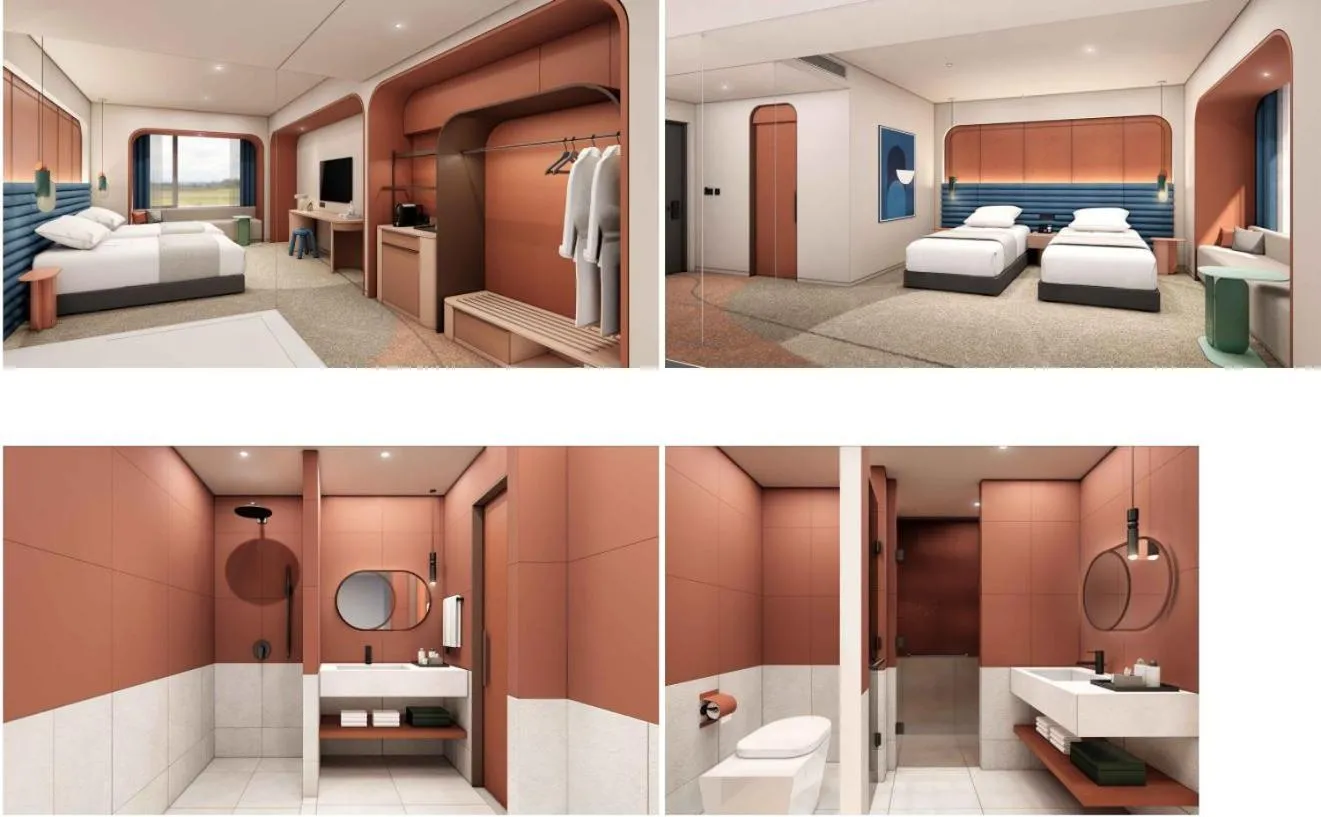 Bedroom, Bed in Grand Plaza Cheongju Hotel