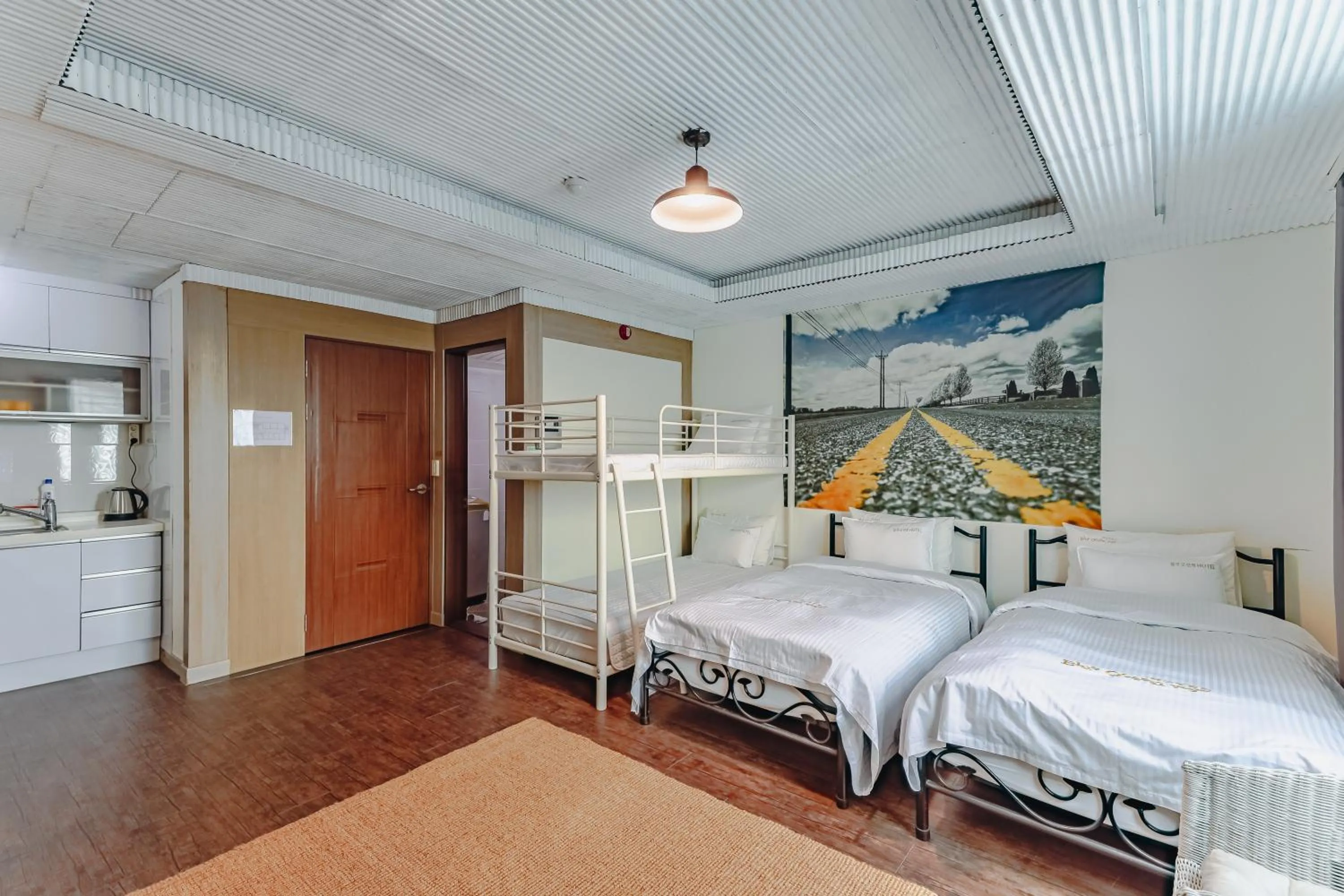 Bed in Residence Hotel Blue Ocean View