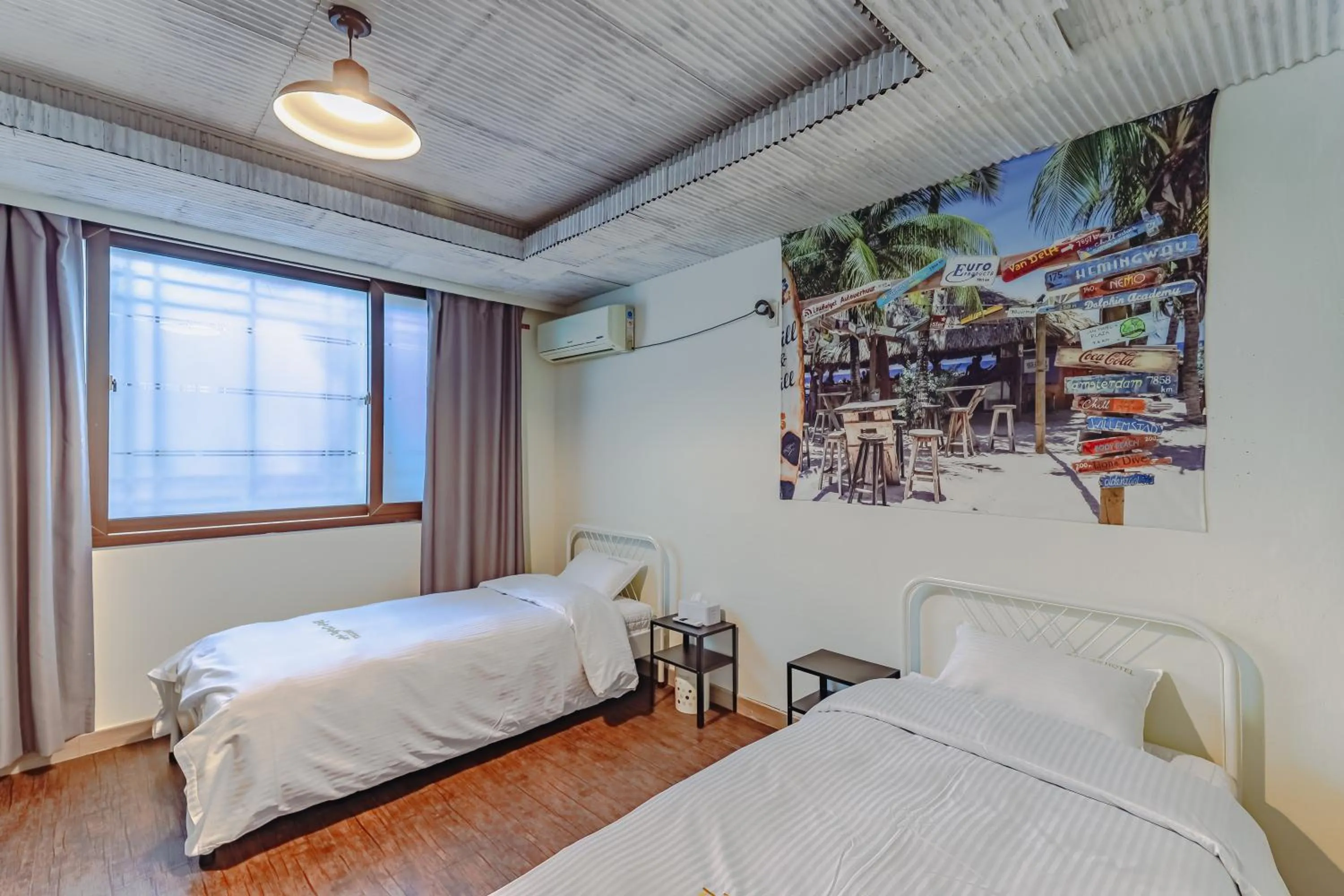 Bed in Residence Hotel Blue Ocean View