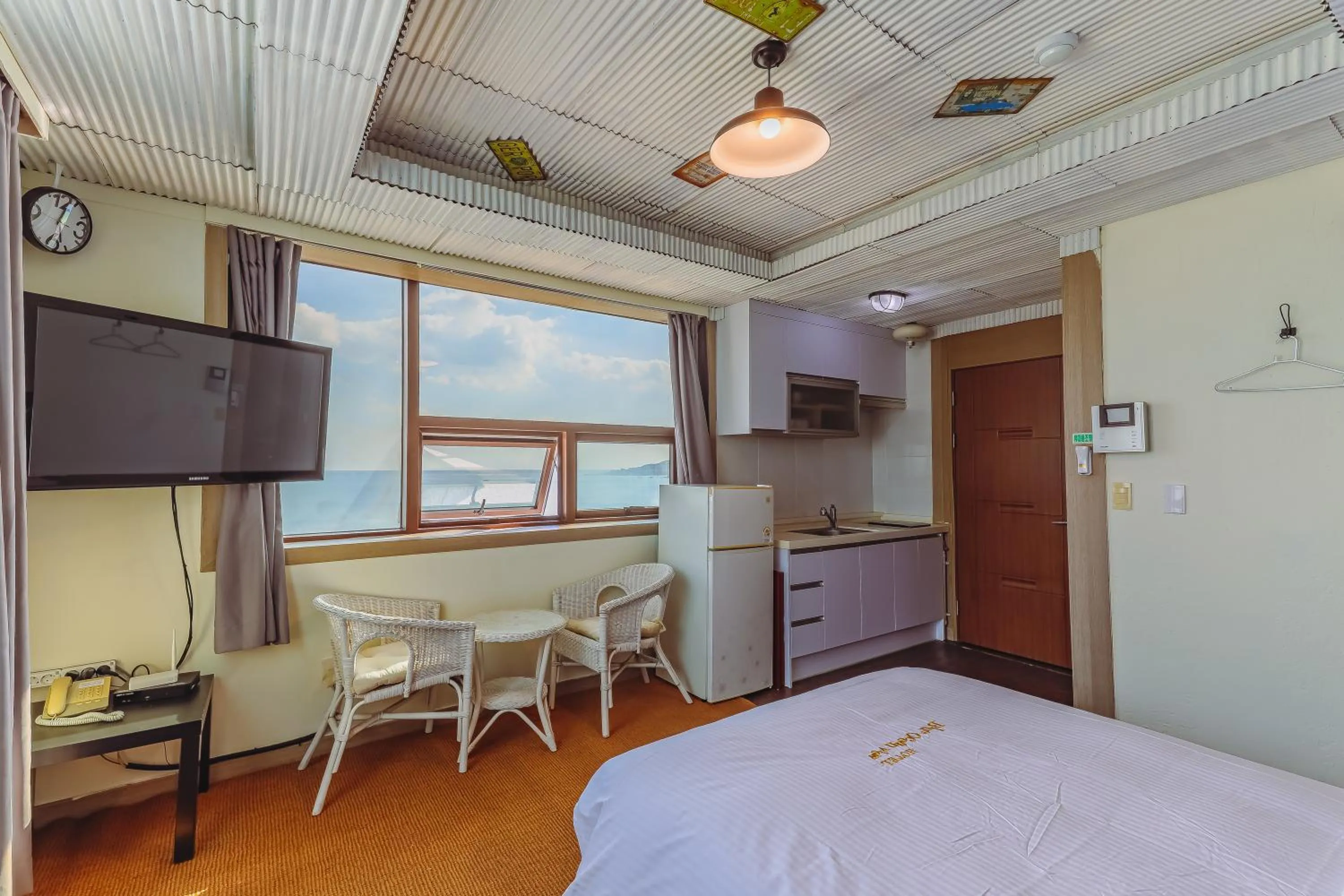 Bed in Residence Hotel Blue Ocean View