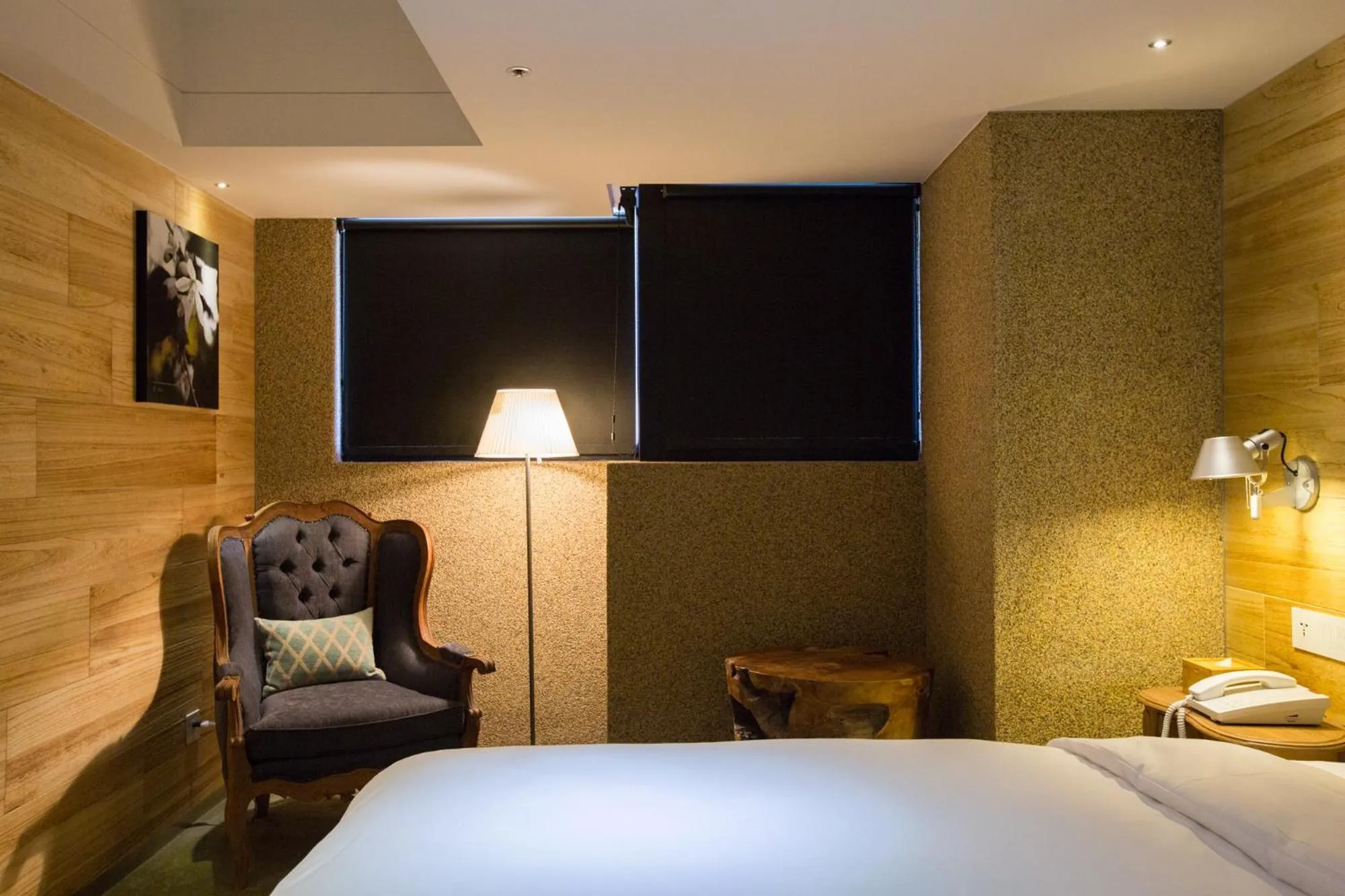 Decorative detail, Bed in Inhouse Hotel Taichung