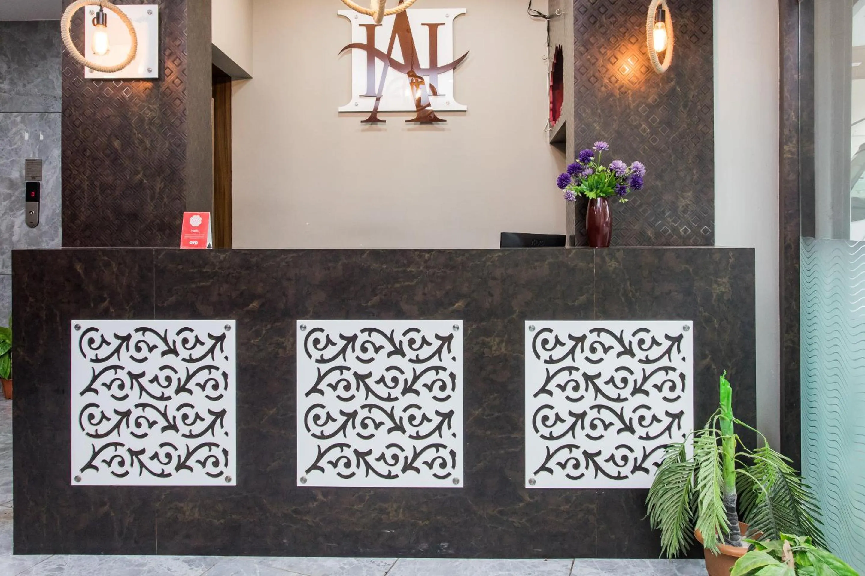 Lobby or reception in Hotel Ashoka Palace