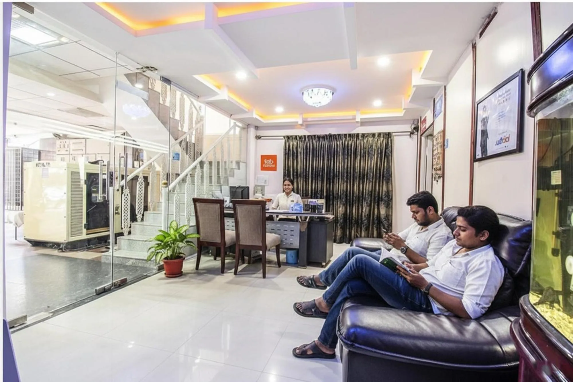 Lobby or reception in FabExpress Oriental Suites III - BTM Mico Layout