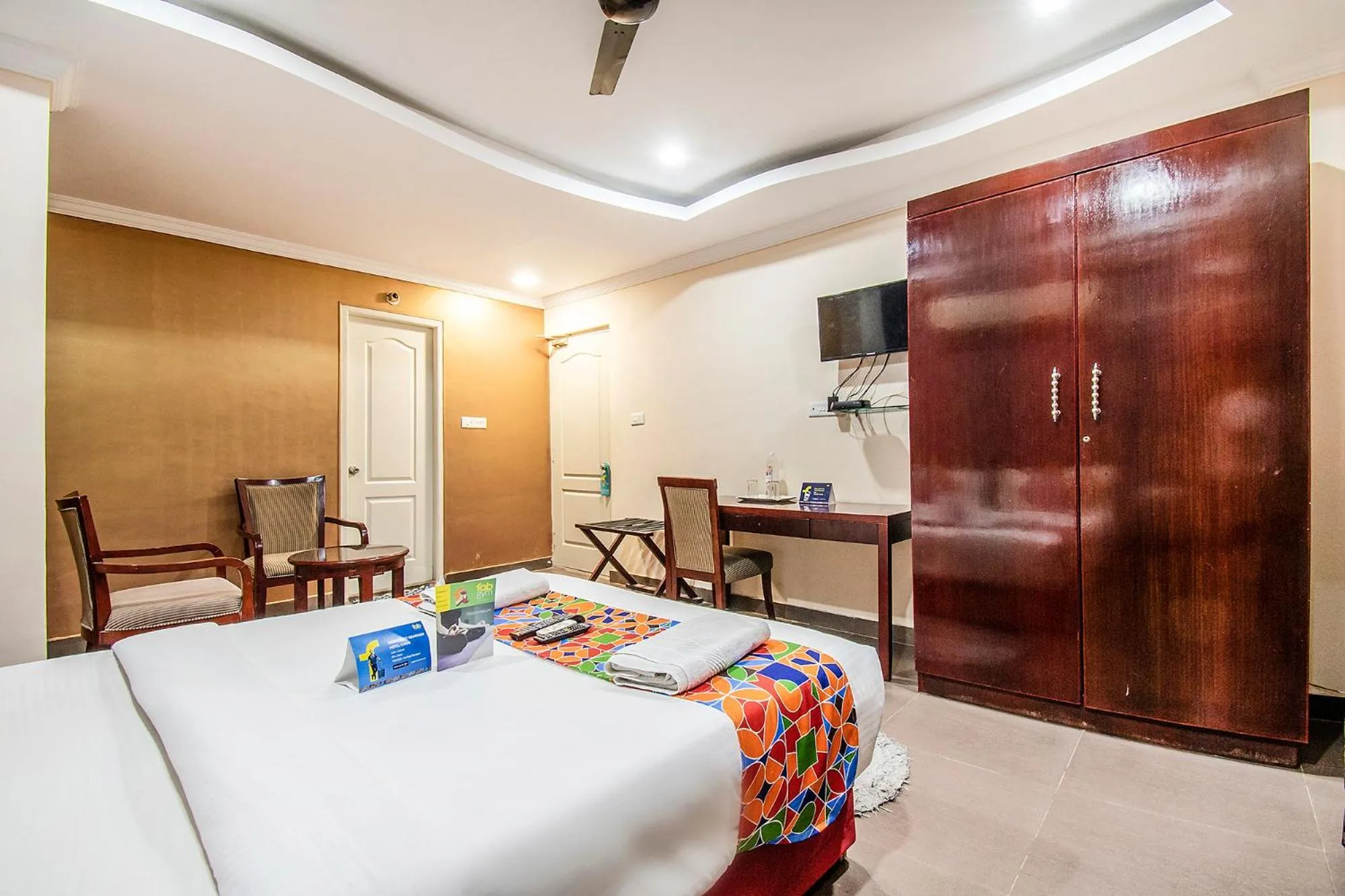 Bedroom, Bed in FabExpress Oriental Suites III - BTM Mico Layout