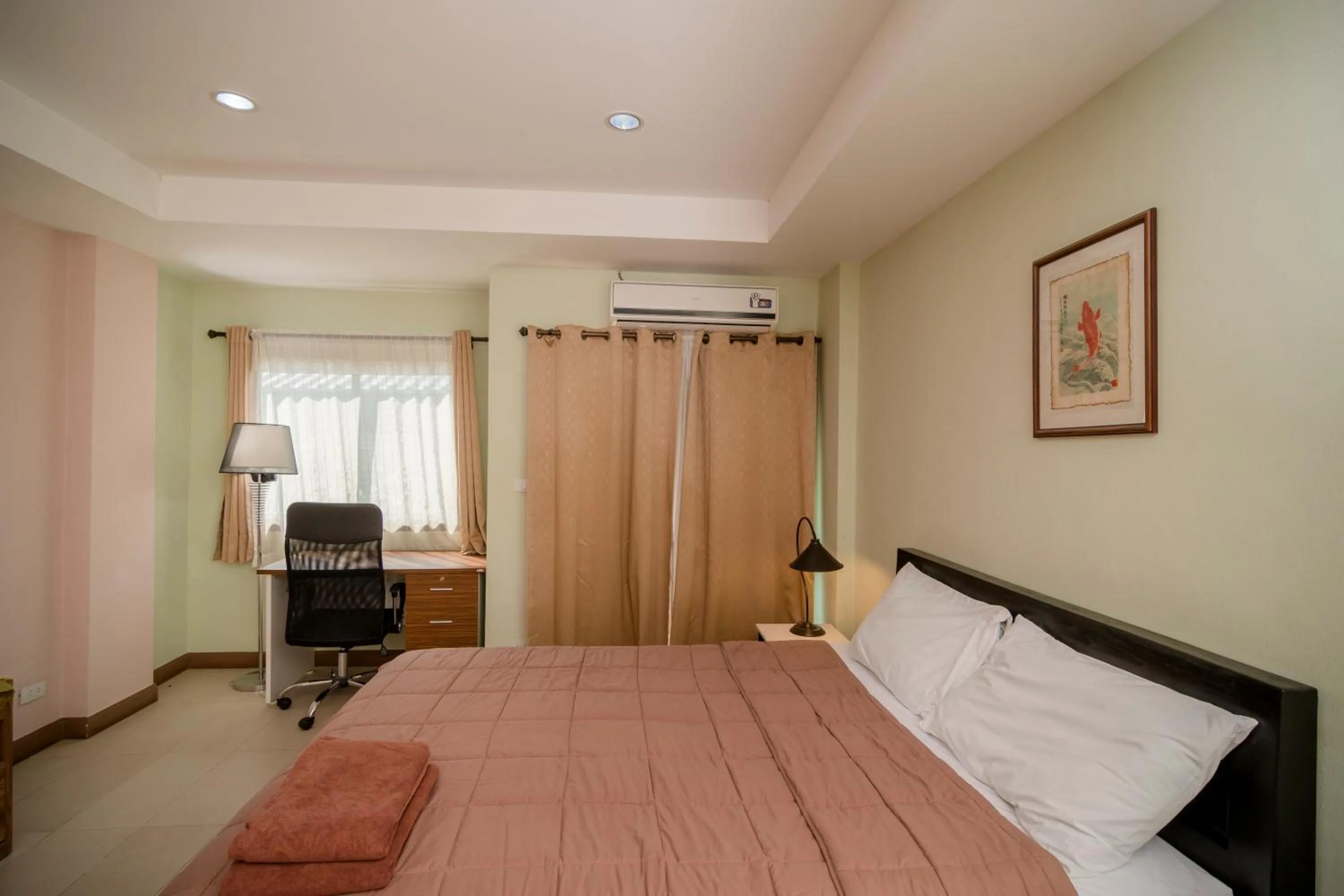 Bed in Banlanna Hotel Lampang