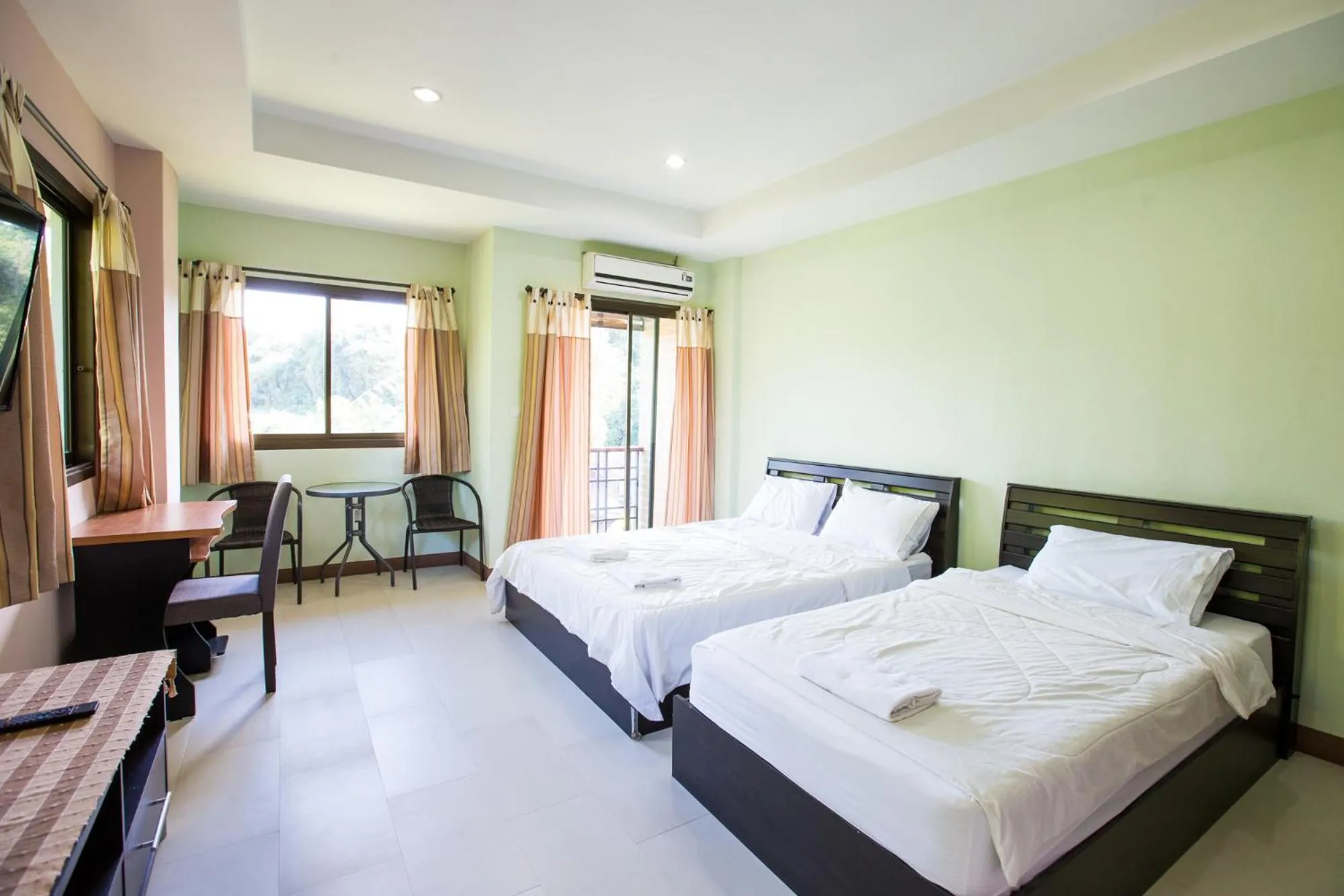 Bed in Banlanna Hotel Lampang