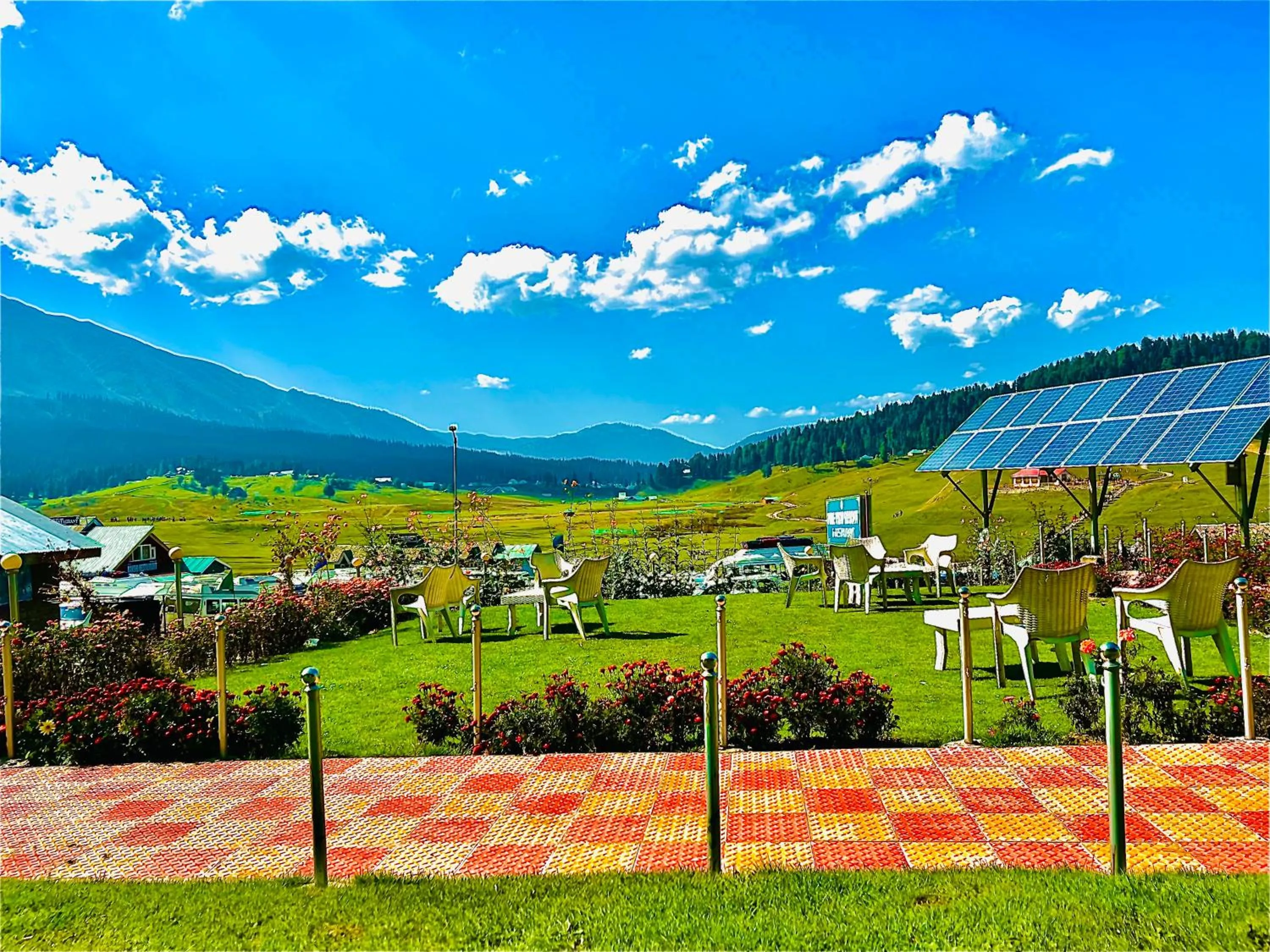 Garden in Pine View Resort