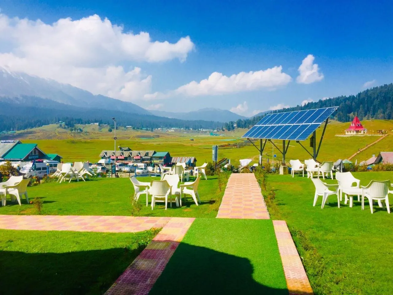 Garden in Pine View Resort