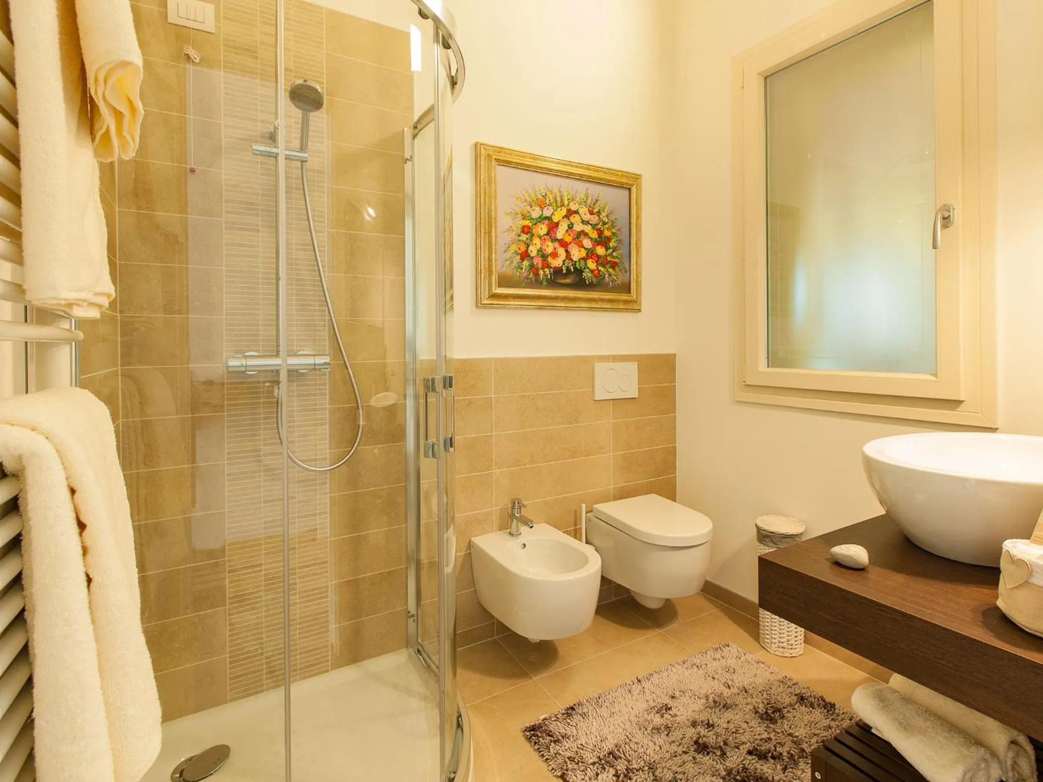 Communal lounge/ TV room in B&B Cà Dea Calle