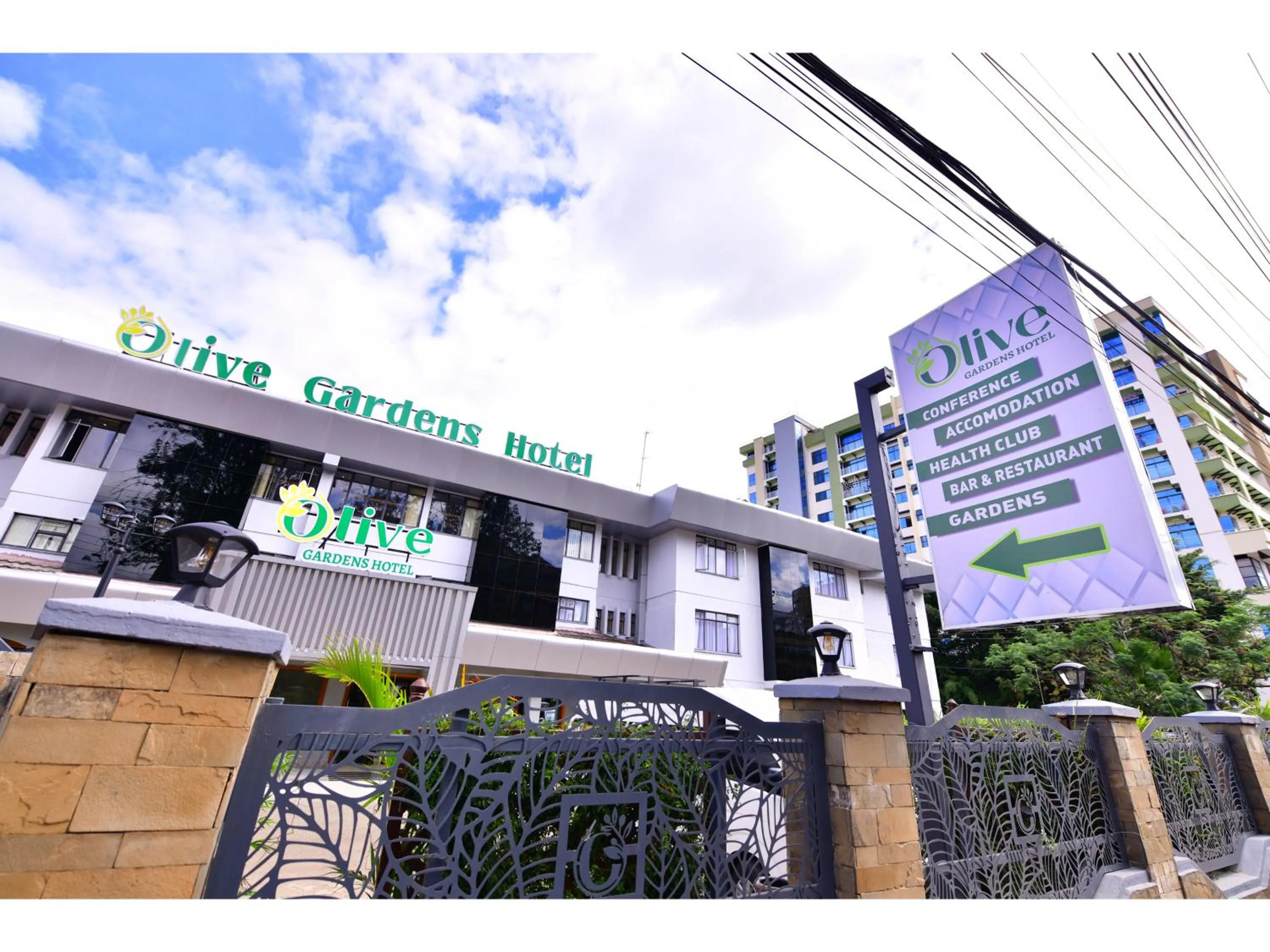 Property building in Olive Gardens Hotel Nairobi