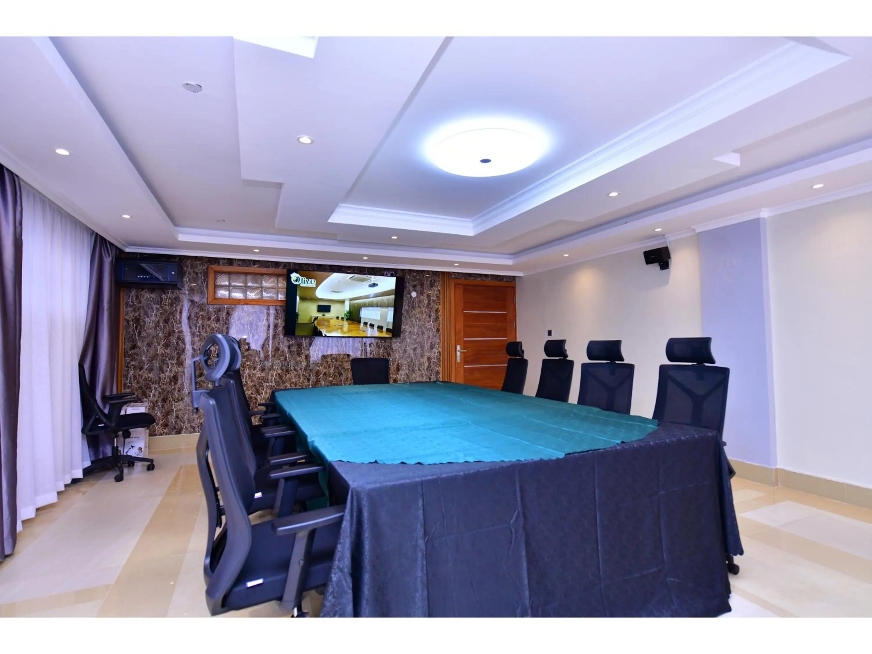 Seating area in Olive Gardens Hotel Nairobi