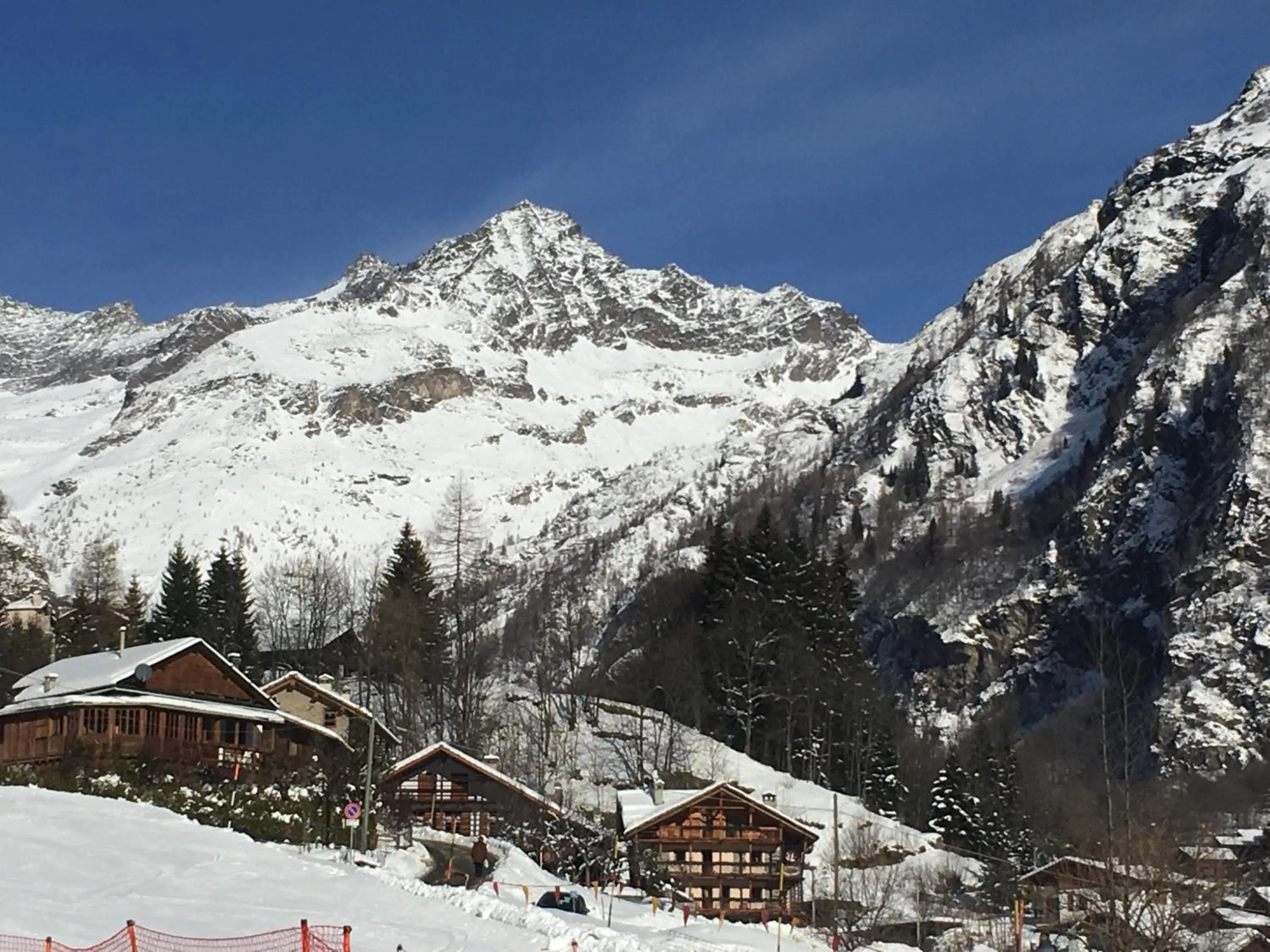 Mountain view in Pensione Genzianella