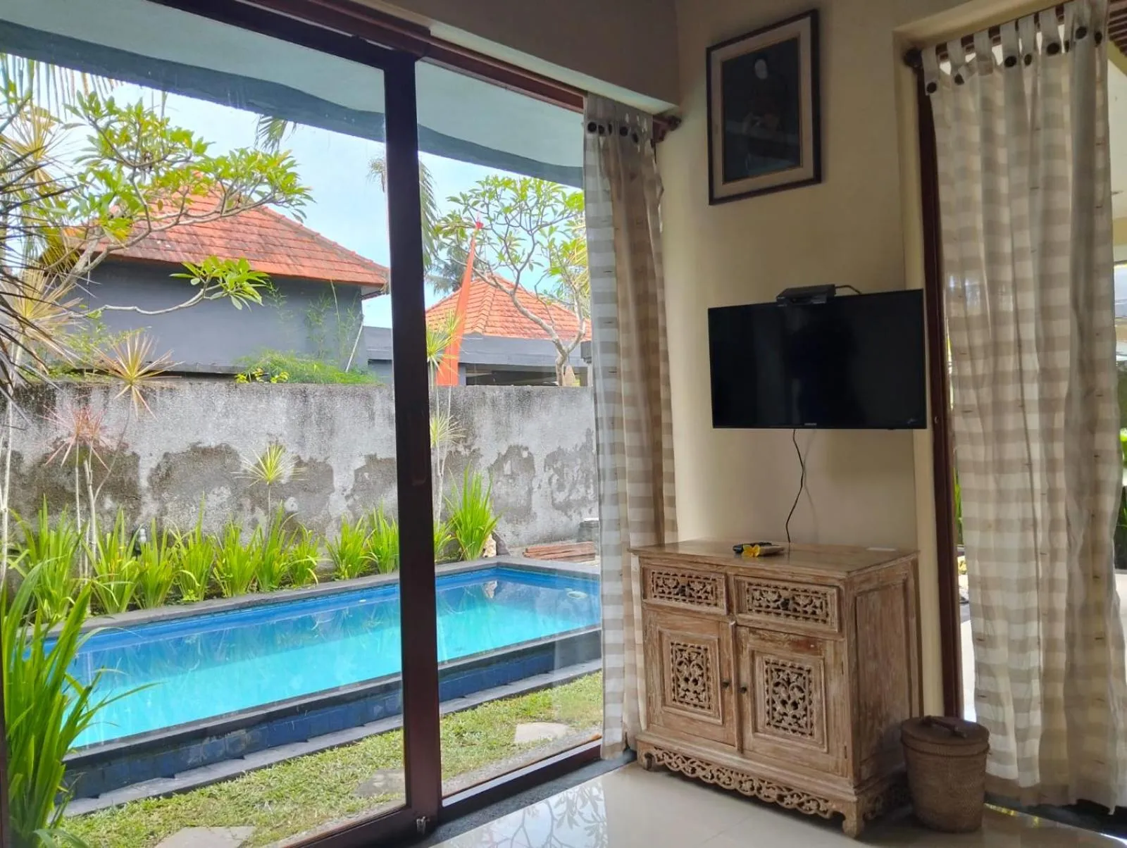 Pool view in Asri Sari Ubud Resort