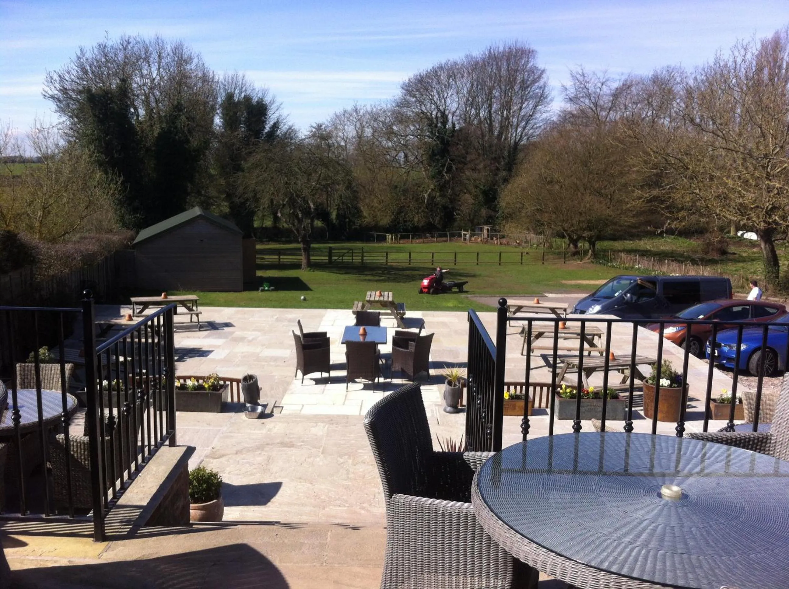Patio in Old Oak Tree