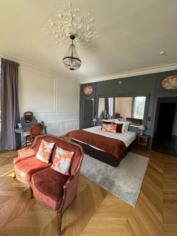 Bedroom, Bed in Château De La Bûcherie