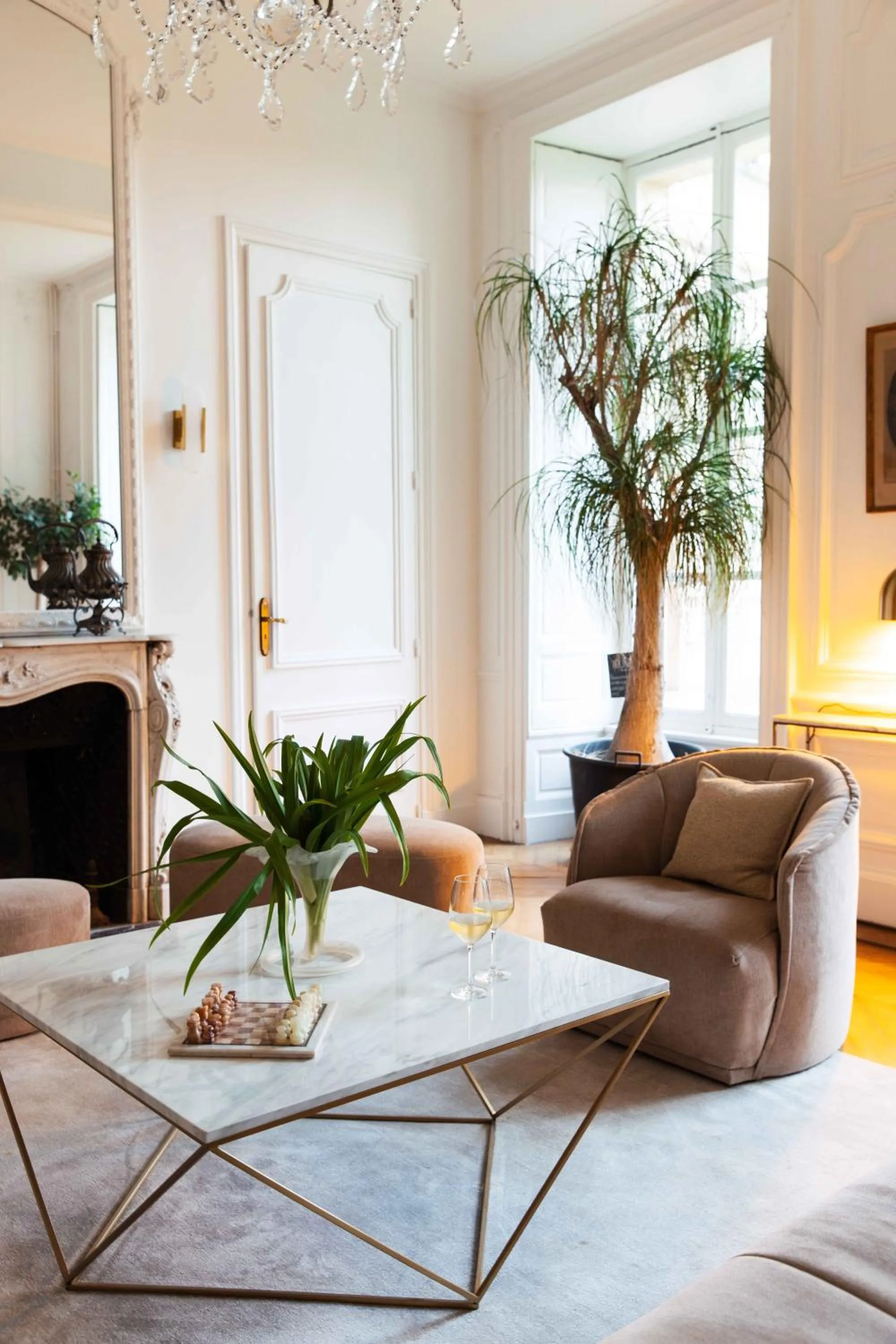 Living room in Château De La Bûcherie