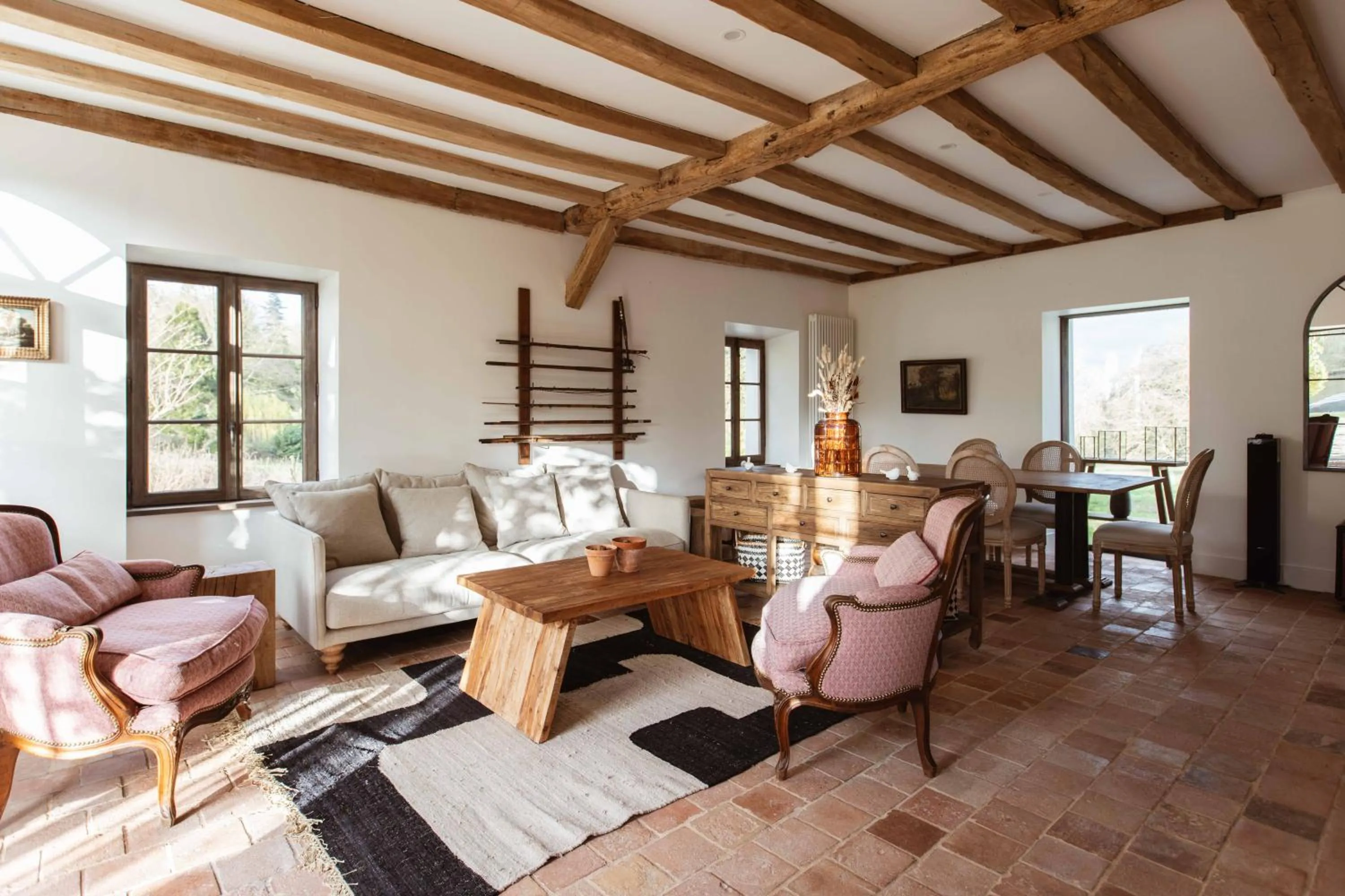Living room in Château De La Bûcherie