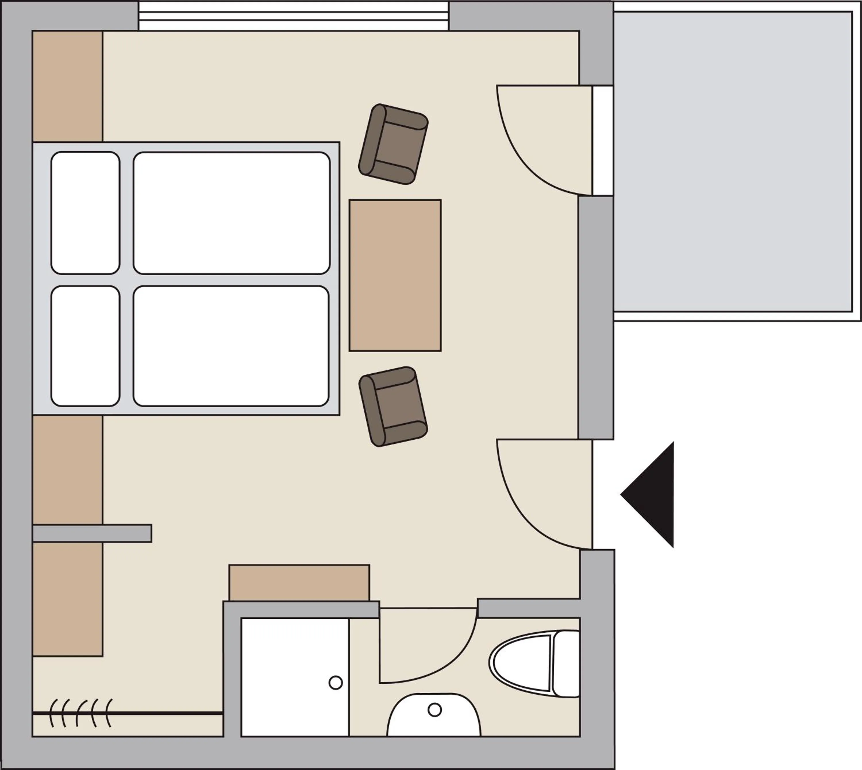 Bathroom in Gasthof Burkert