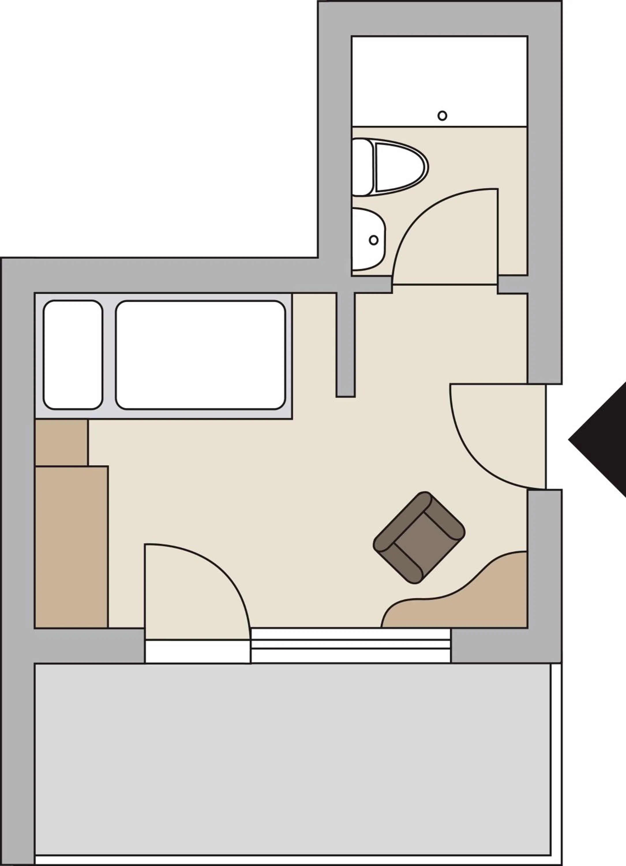 Bathroom in Gasthof Burkert