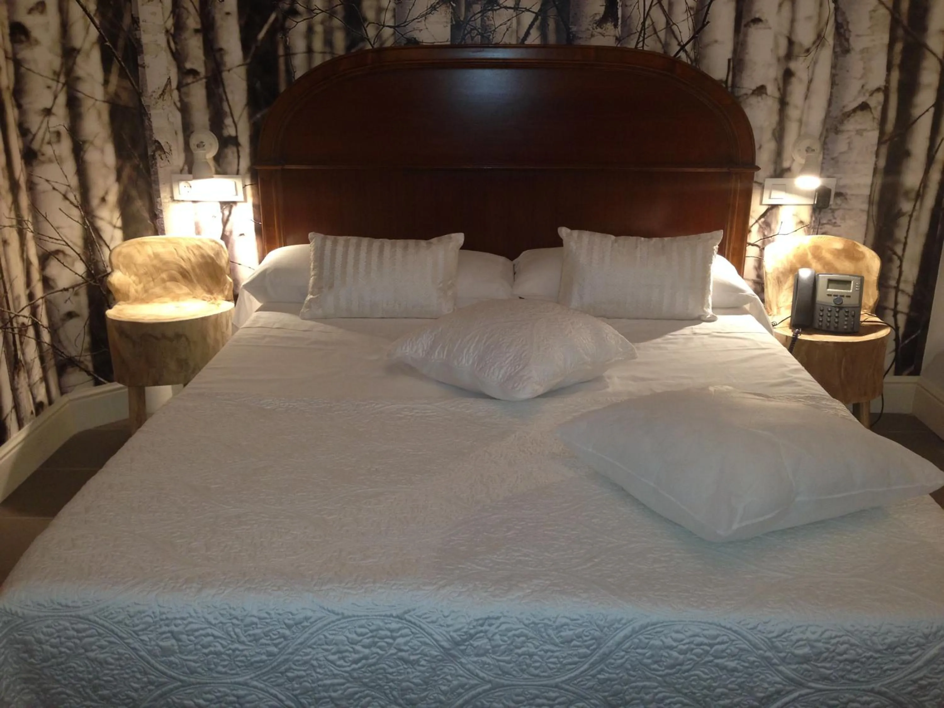 Bed in Hotel Can Ribalta