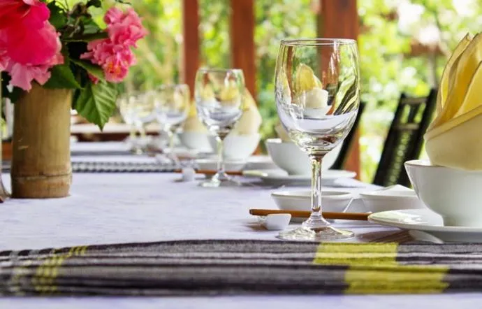 Restaurant/places to eat in Mekong Ecolodge Bungalow