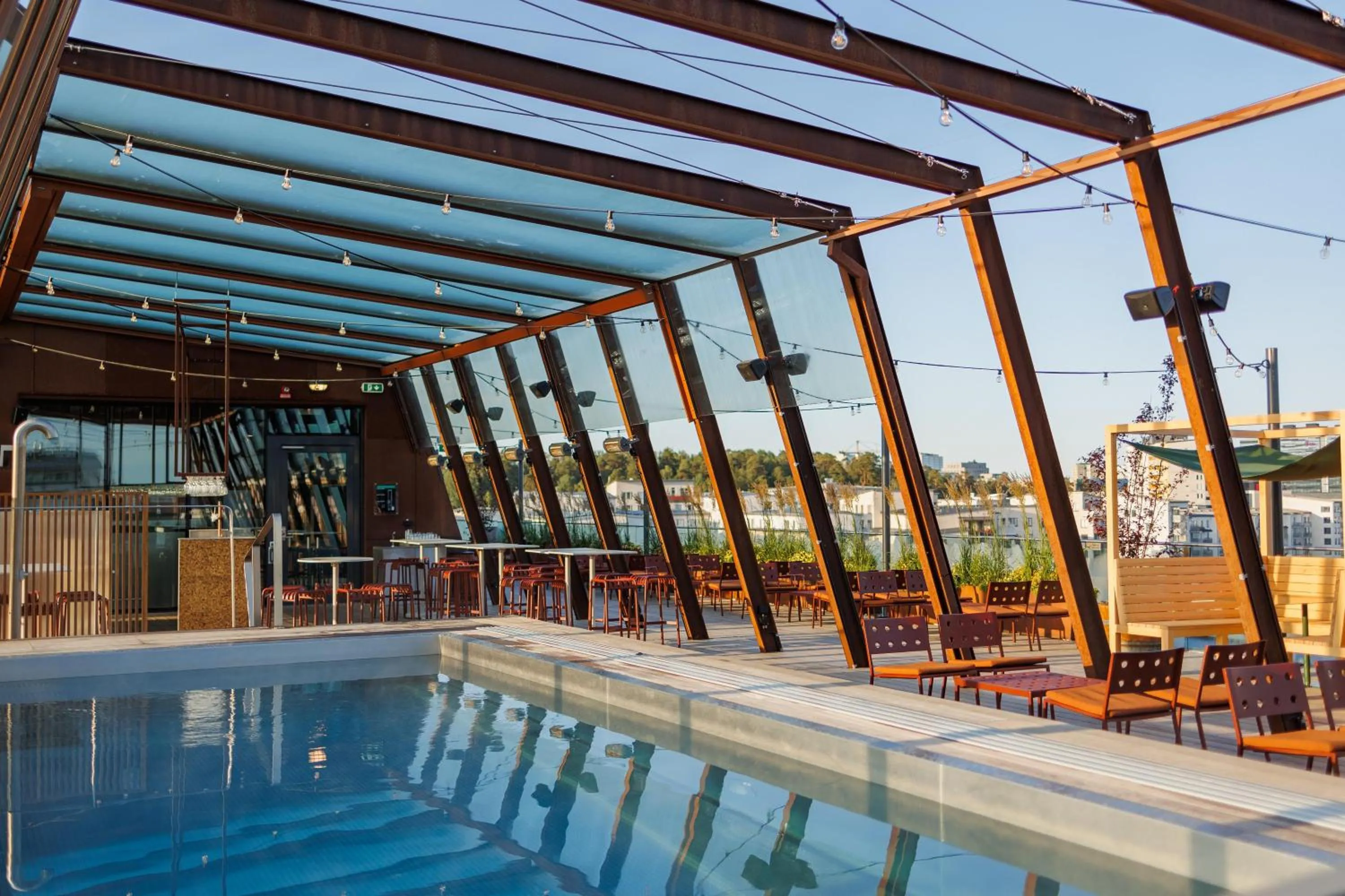 Pool view in The Winery Hotel, WorldHotels Crafted