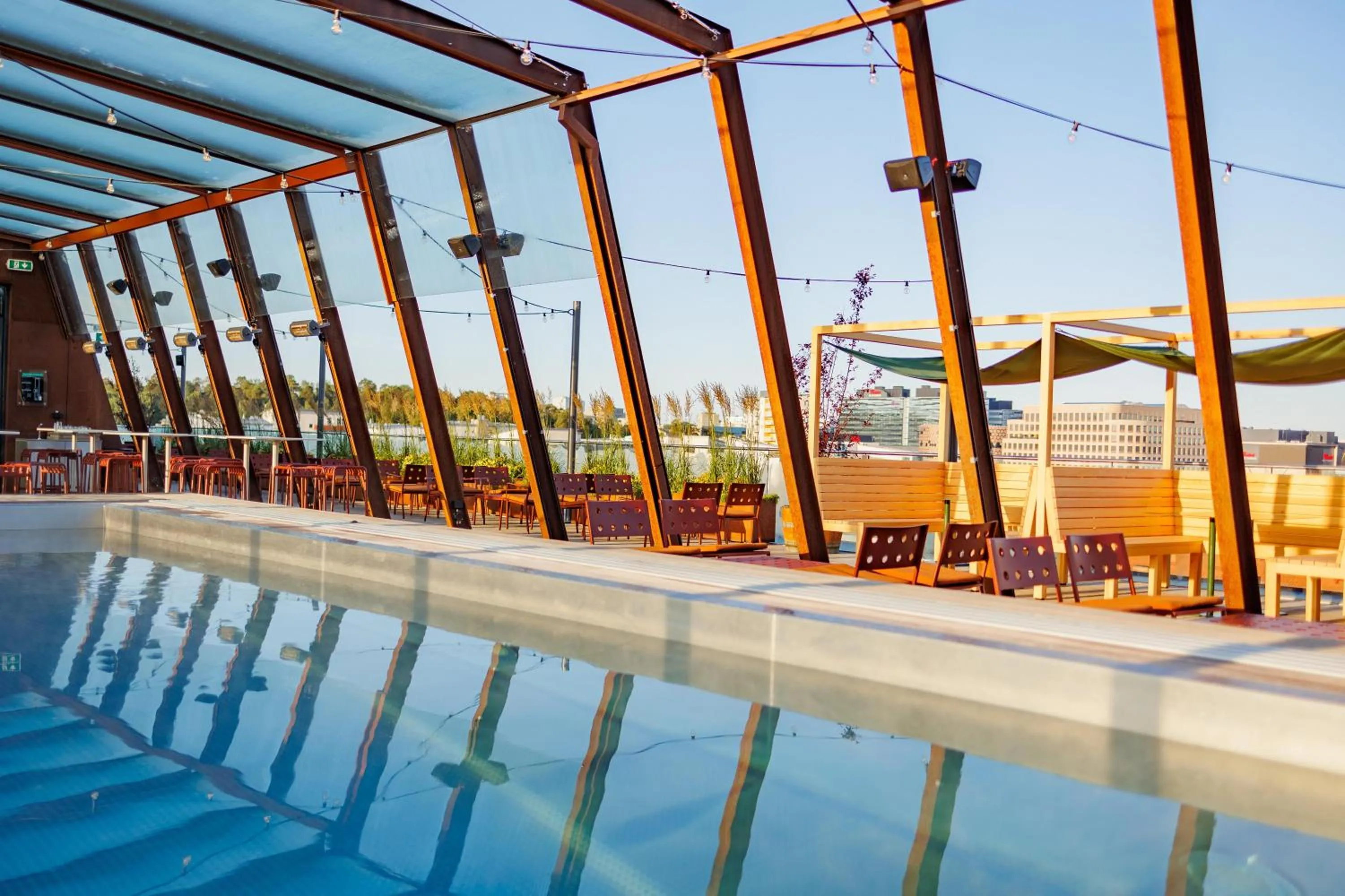 Pool view in The Winery Hotel, WorldHotels Crafted