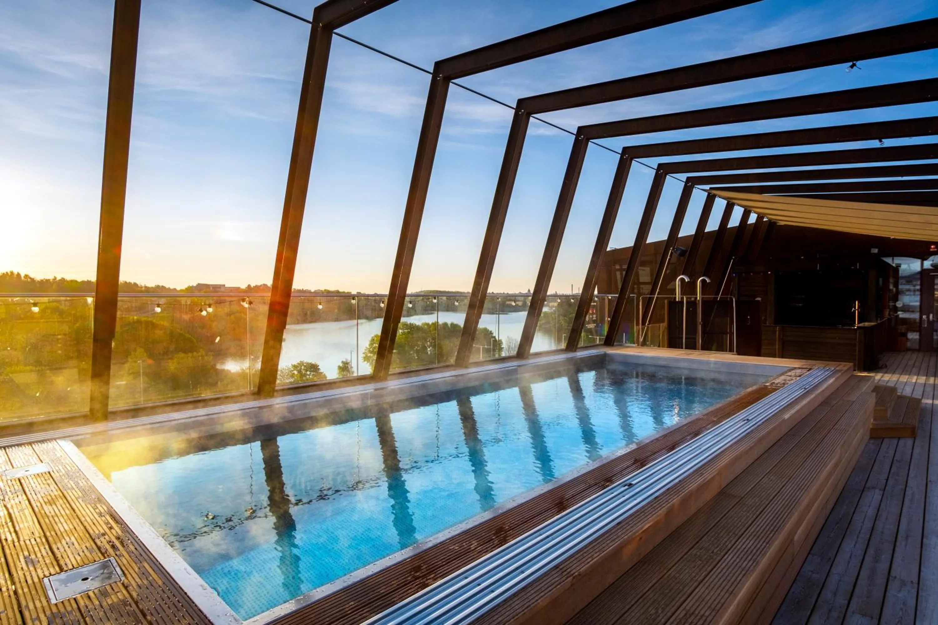 Pool view in The Winery Hotel, WorldHotels Crafted