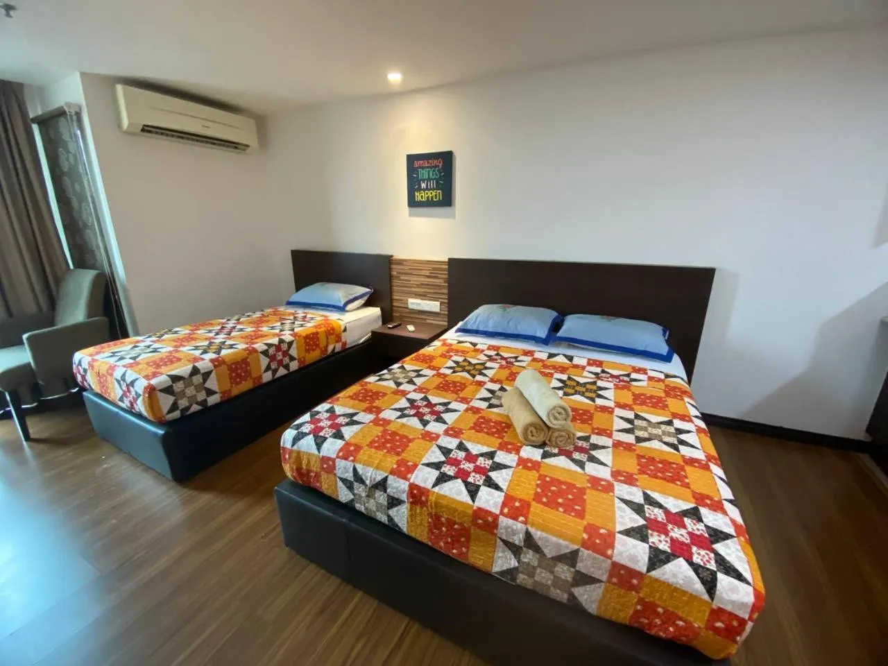 Bed in Cyber Studio Apartment