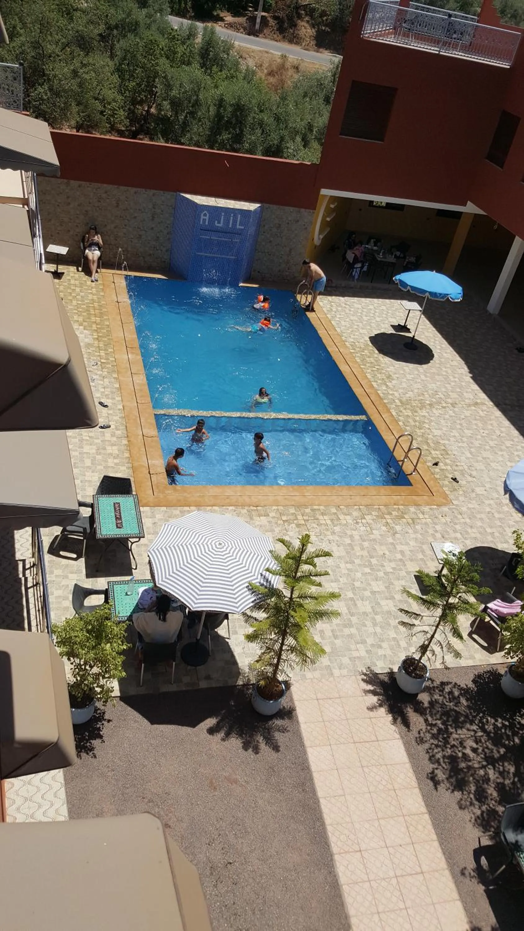 Swimming pool in Hôtel Ajil Cascades D'ouzoud