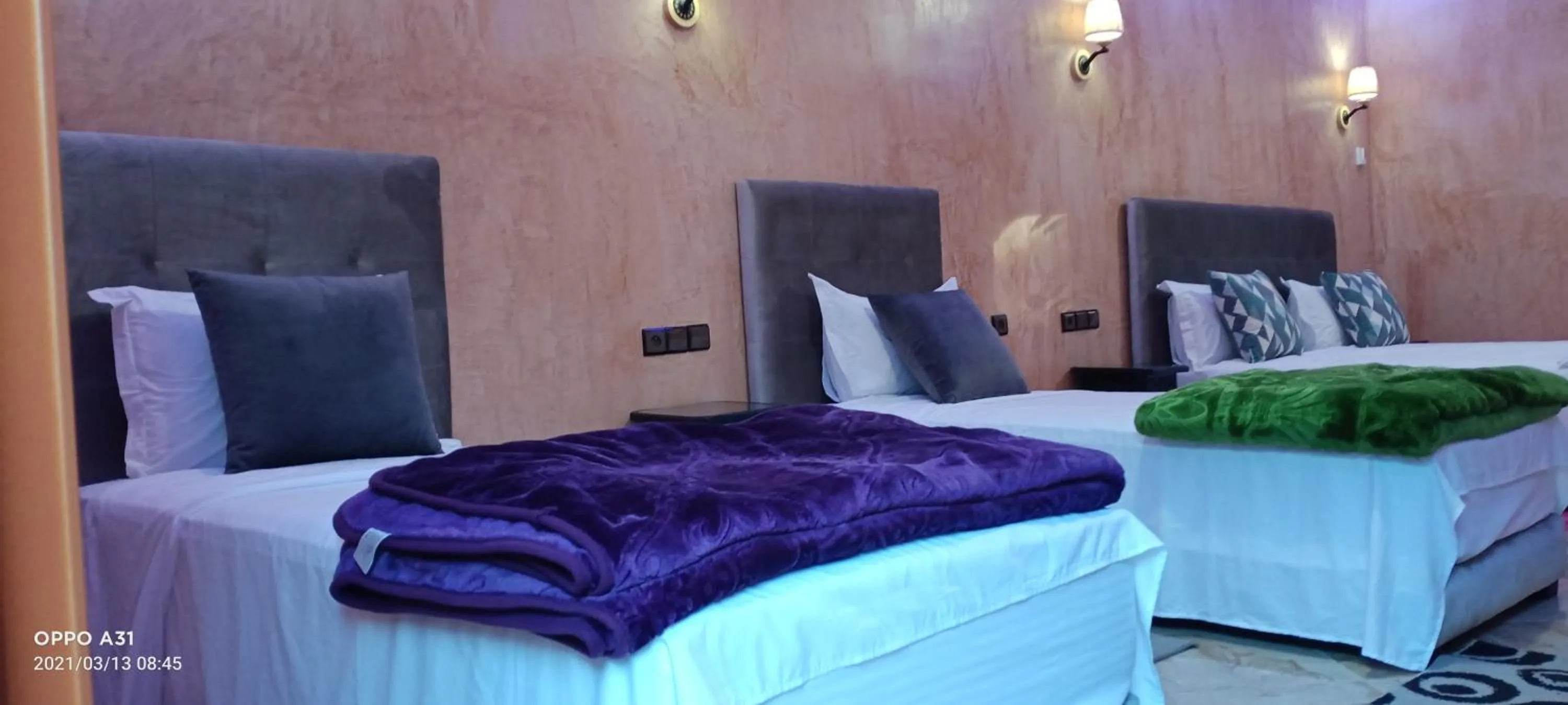 Bedroom, Bed in Hôtel Ajil Cascades D'ouzoud