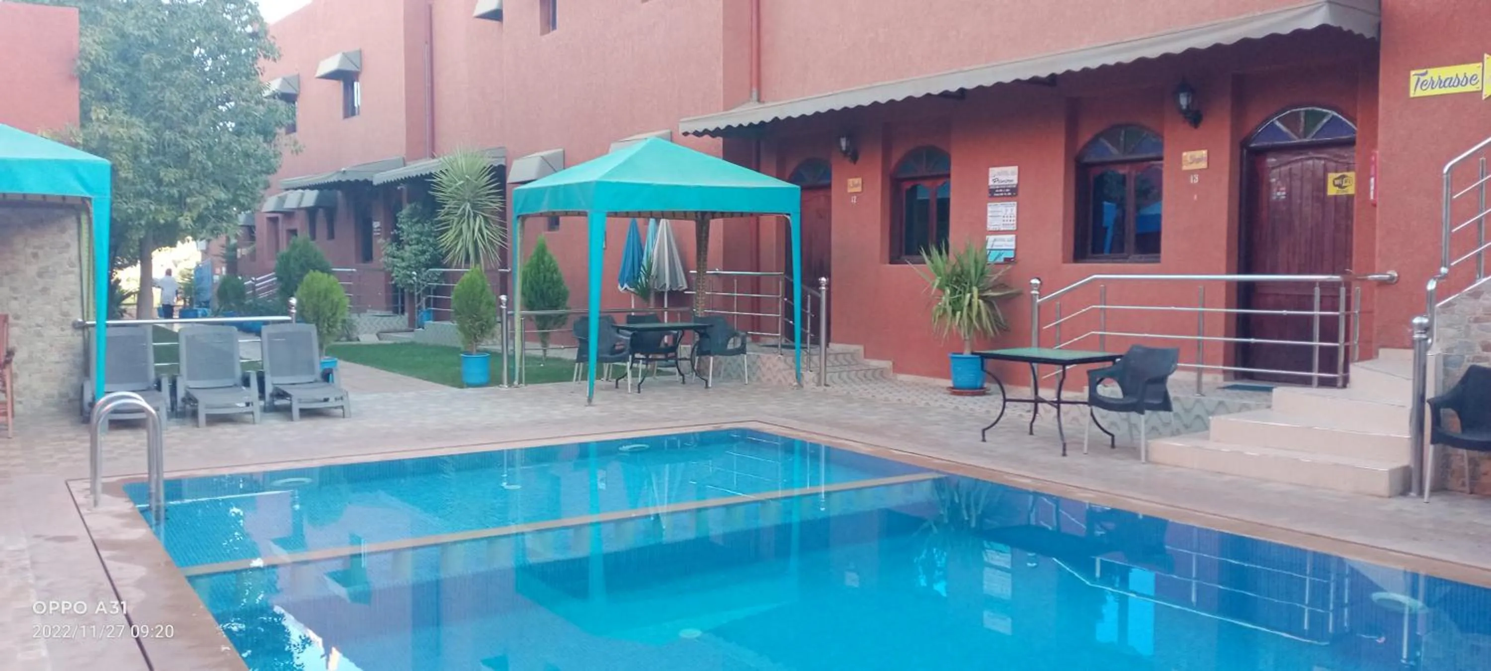 Swimming pool in Hôtel Ajil Cascades D'ouzoud