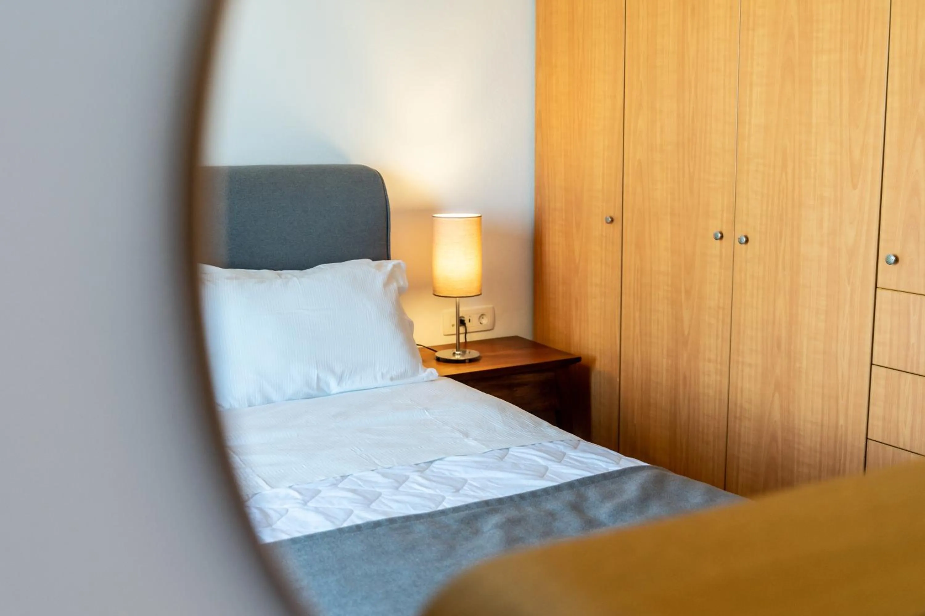 Decorative detail, Bed in Ampelos Executive Houses