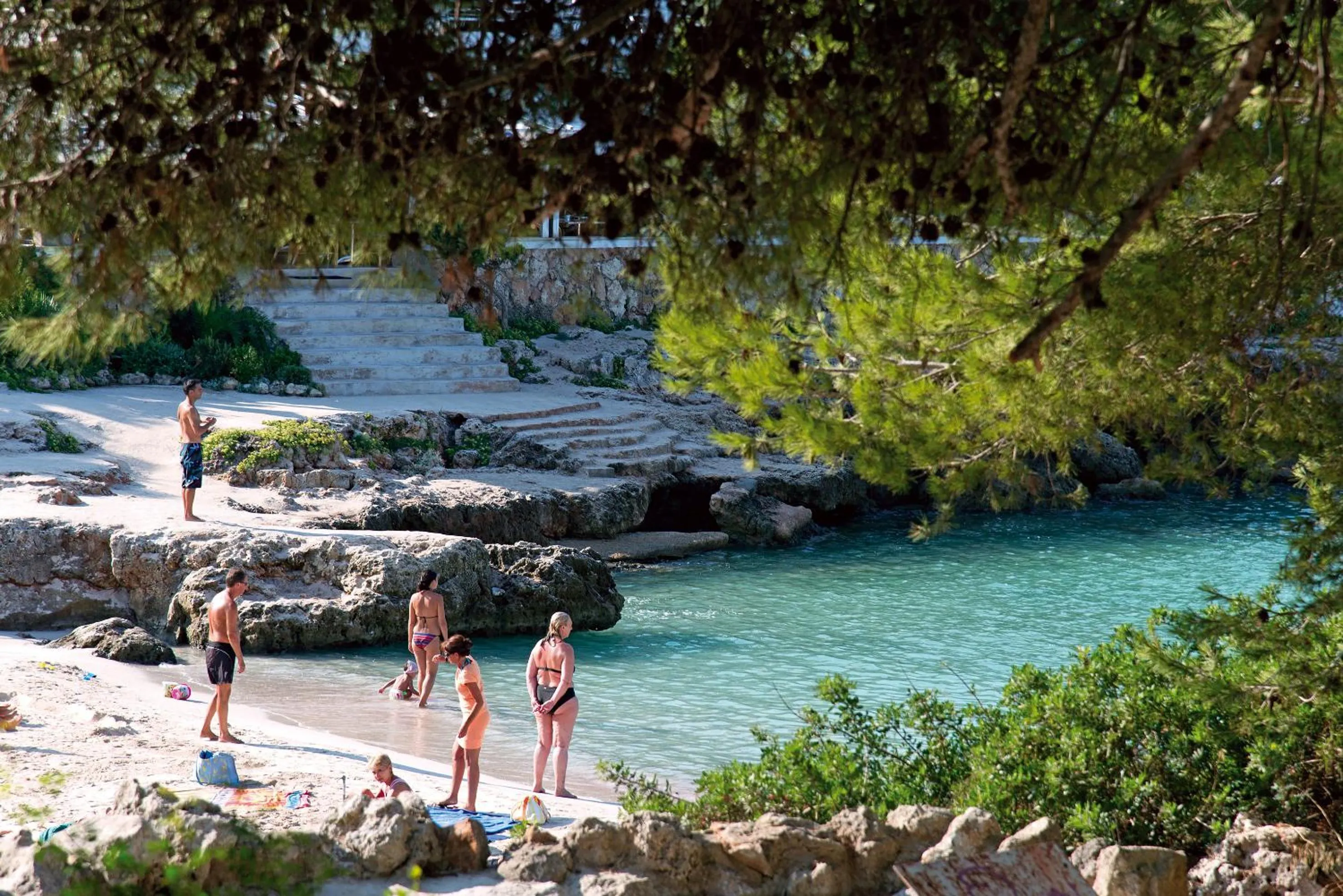Beach in Apartamentos Cala Blanca