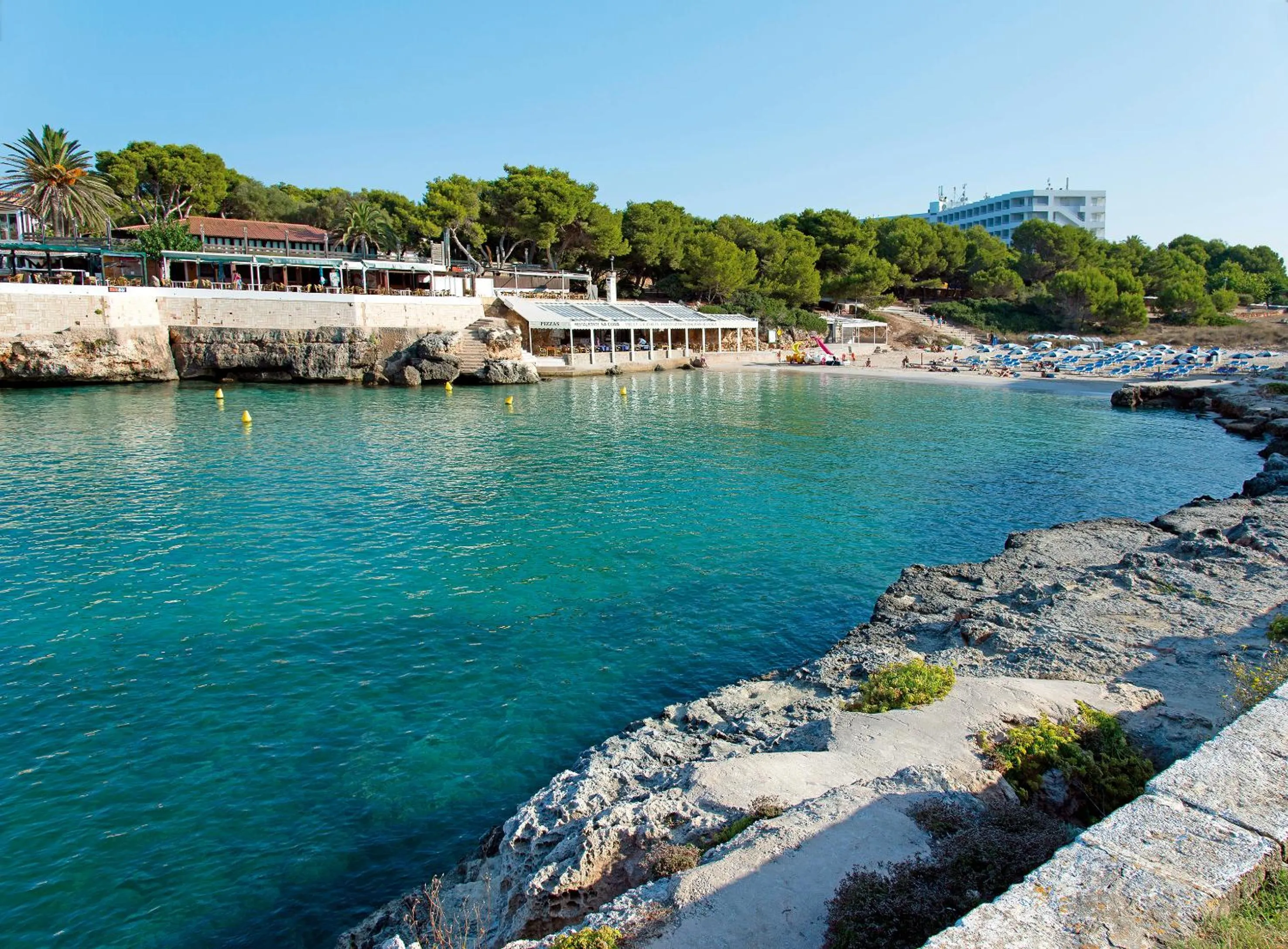 Beach in Apartamentos Cala Blanca