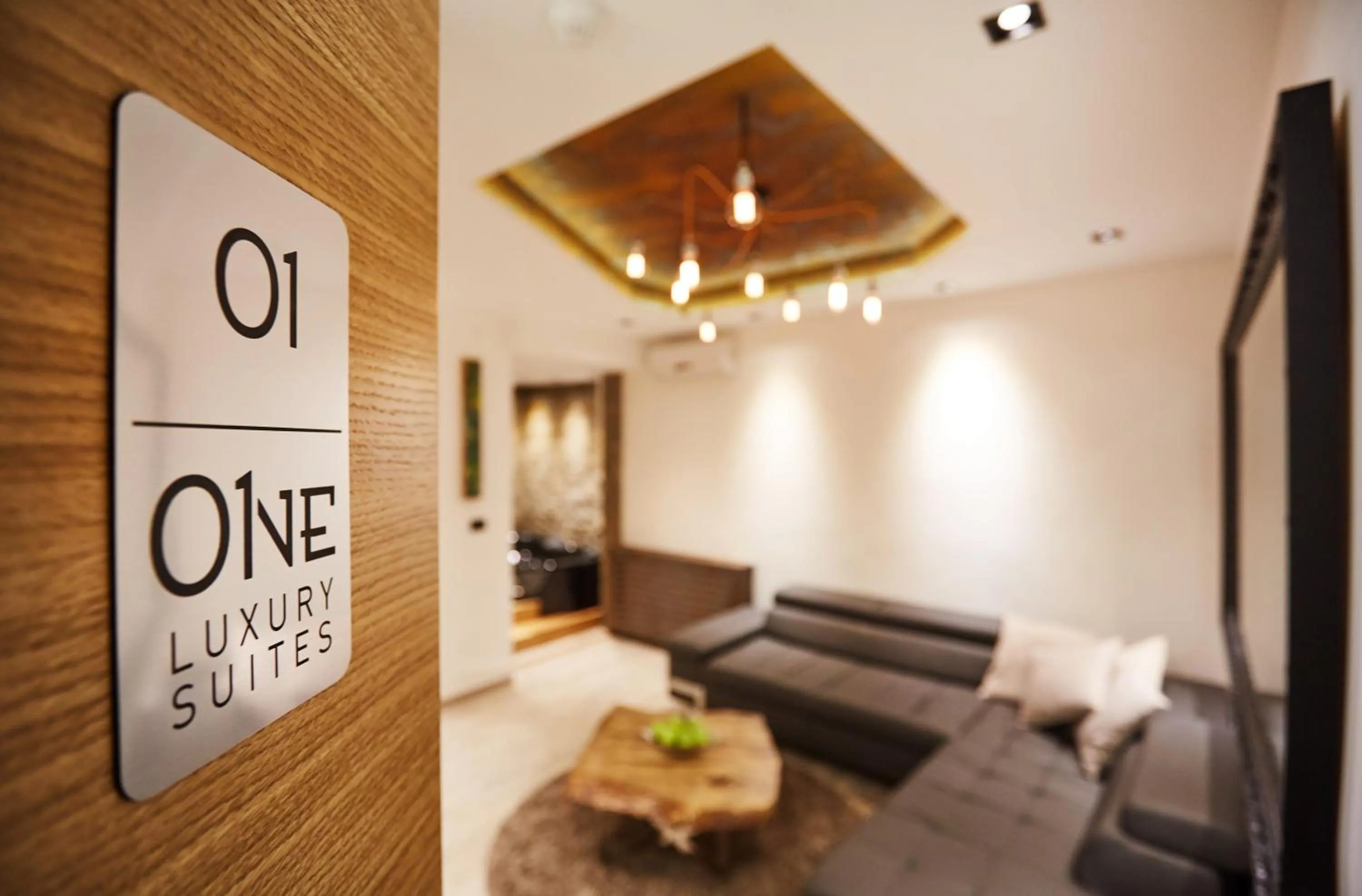 Living room in One Luxury Suites