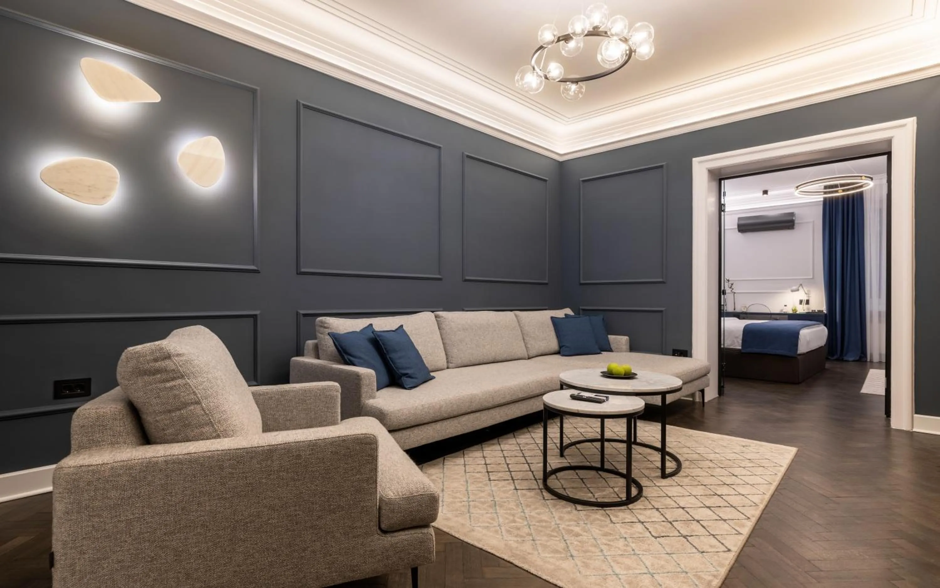 Living room in One Luxury Suites